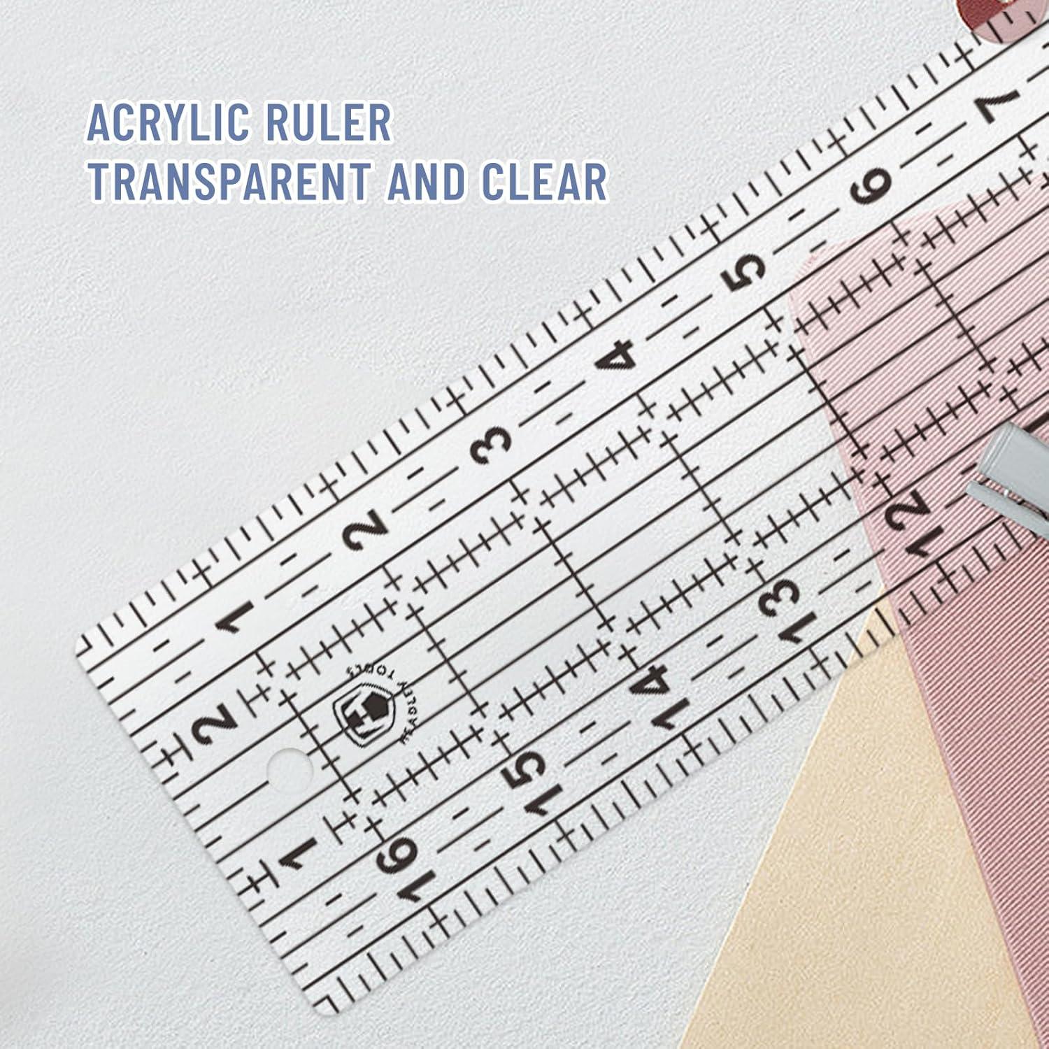 Regla de Costura Headley Tools 43.18 cm con Ángulo 45°