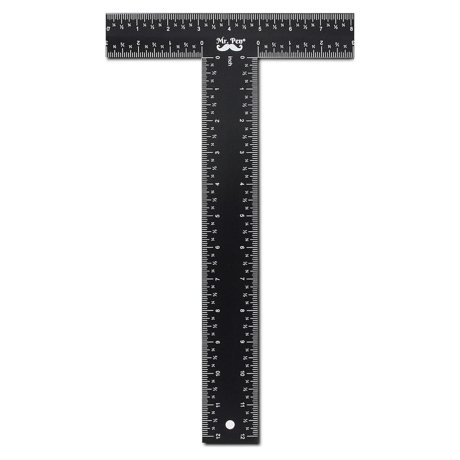 Regla T Mr. Pen 30.48 cm de Metal para Dibujo y Arquitectura