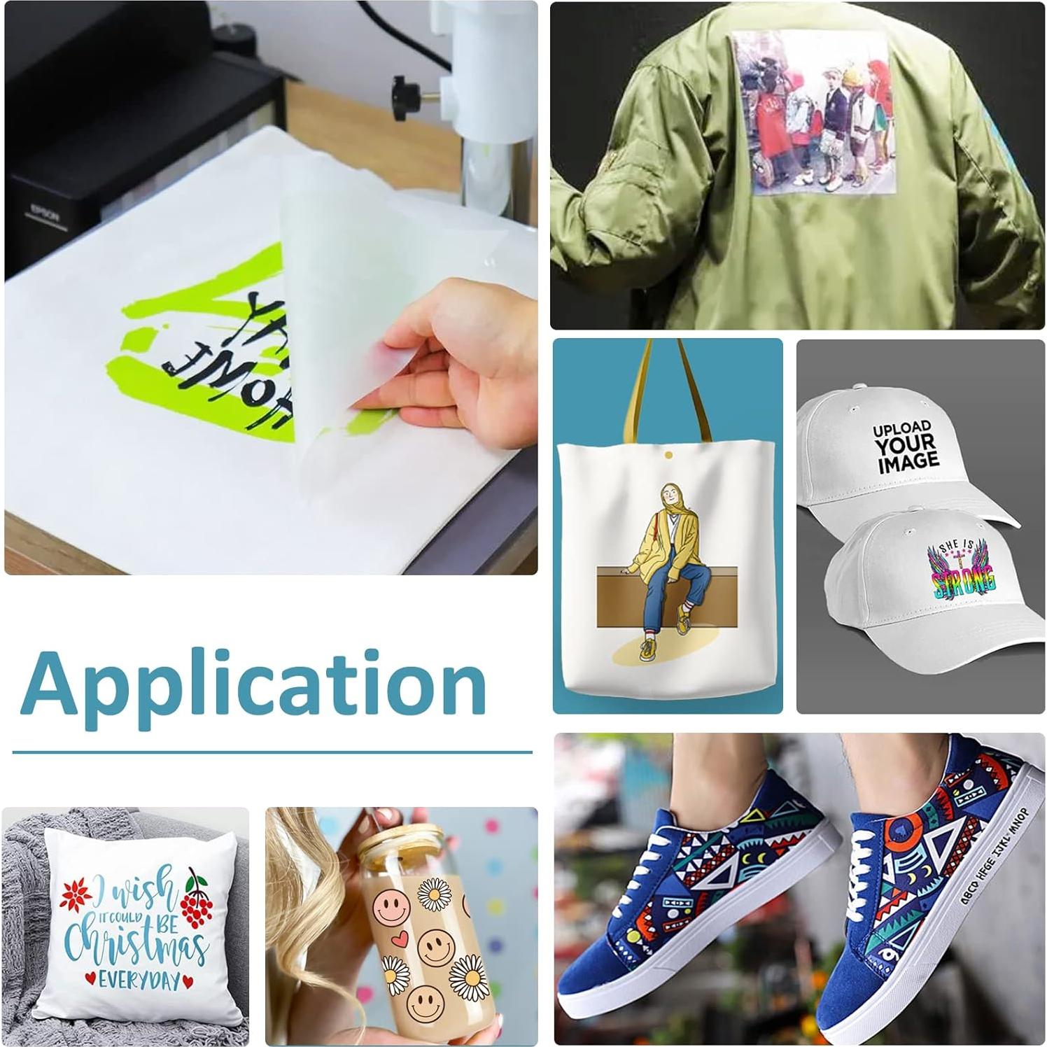 Kit de Inicio DTF GOZYE - 20 Hojas A4, Polvo 250g, Cinta 13.7m