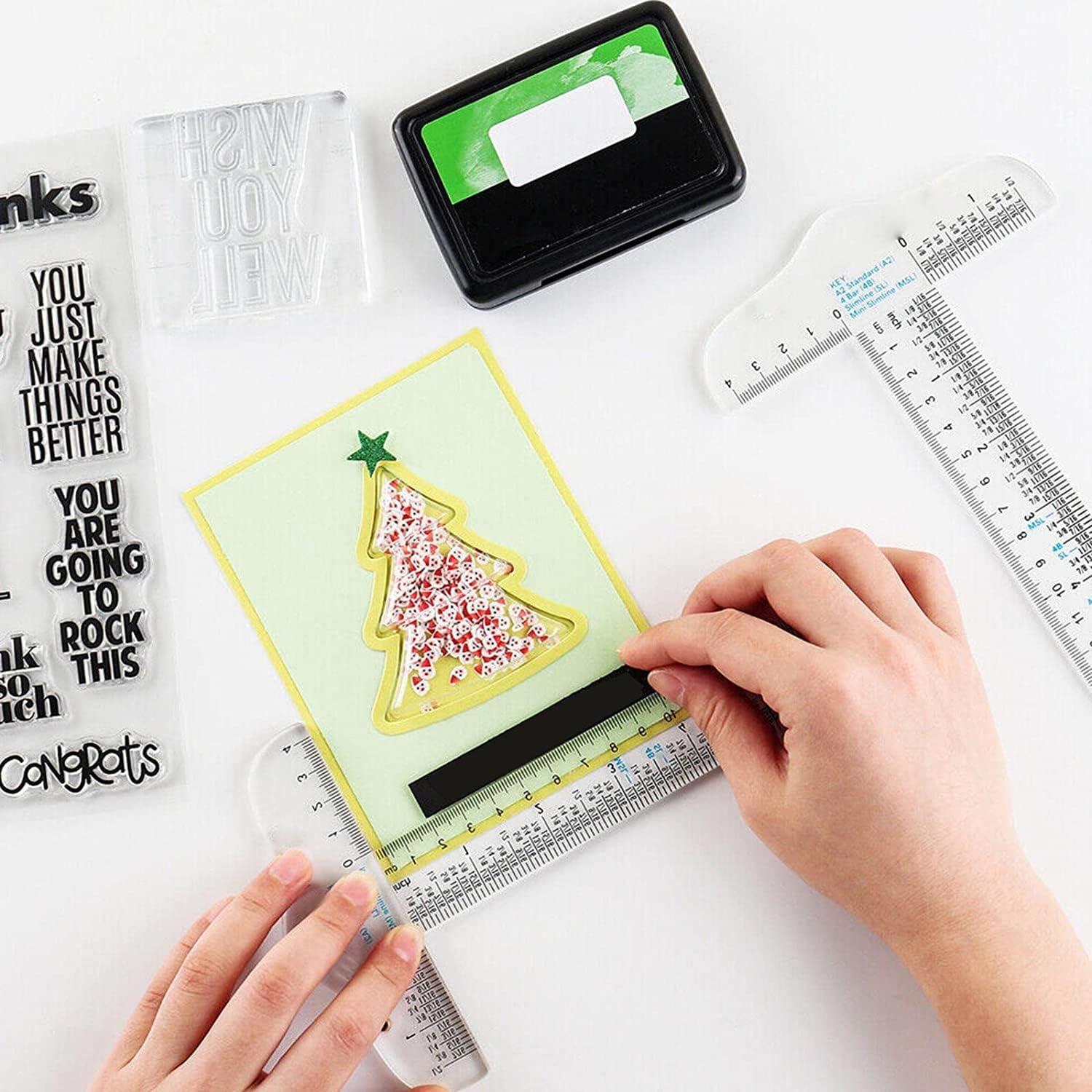 Regla T Acrílica Transparente 15.24 cm - Jowxsx, Dibujo Preciso