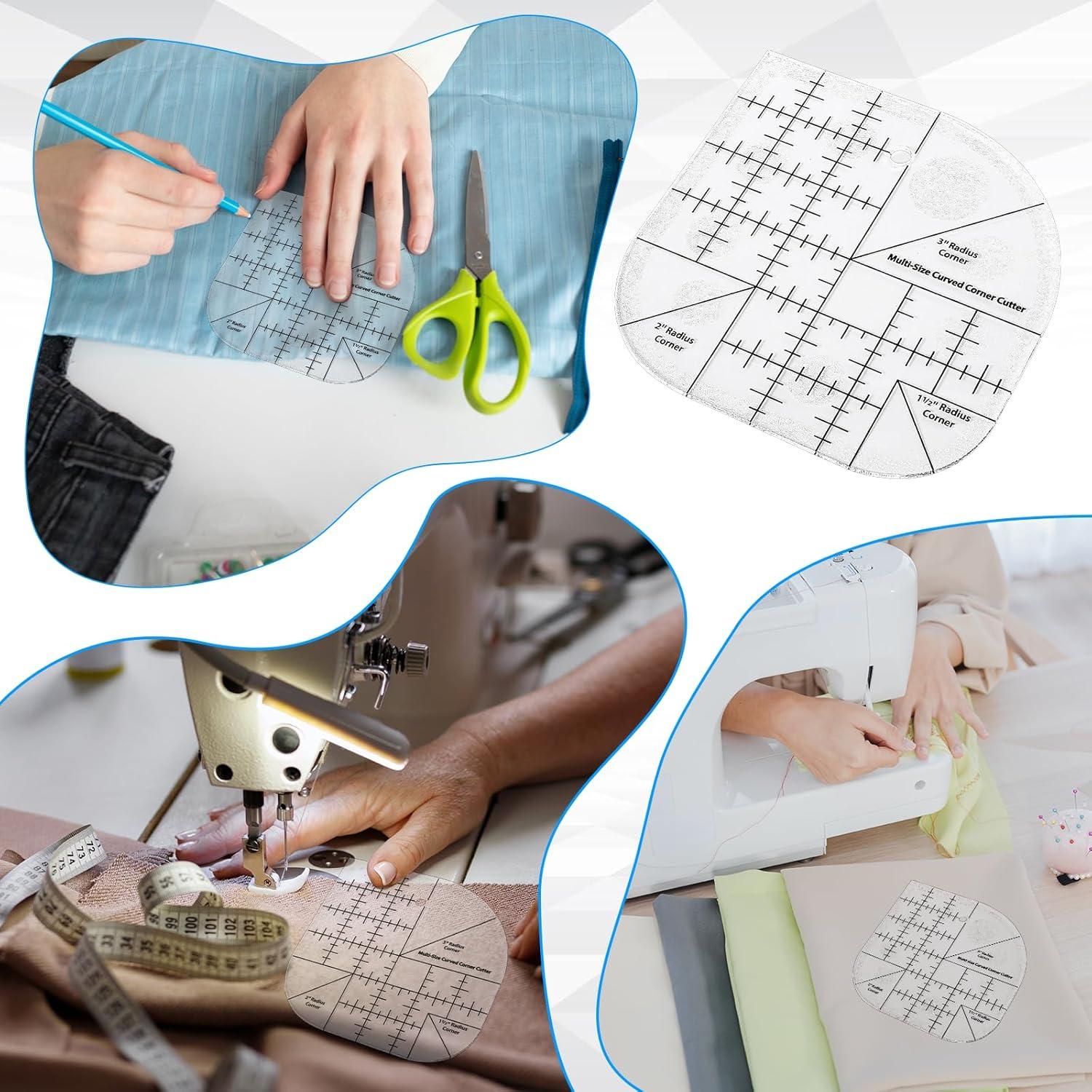 Regla de Corte Curva de Acrílico BOHUIZ 16cm para Costura