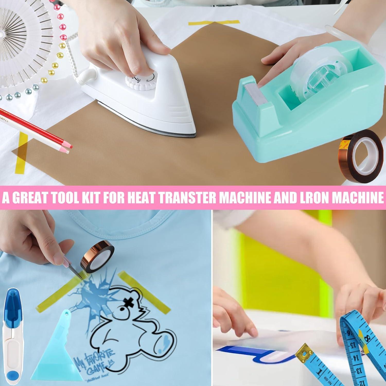 Kit de Herramientas para Sublimación XEUZK 8 Piezas Azul