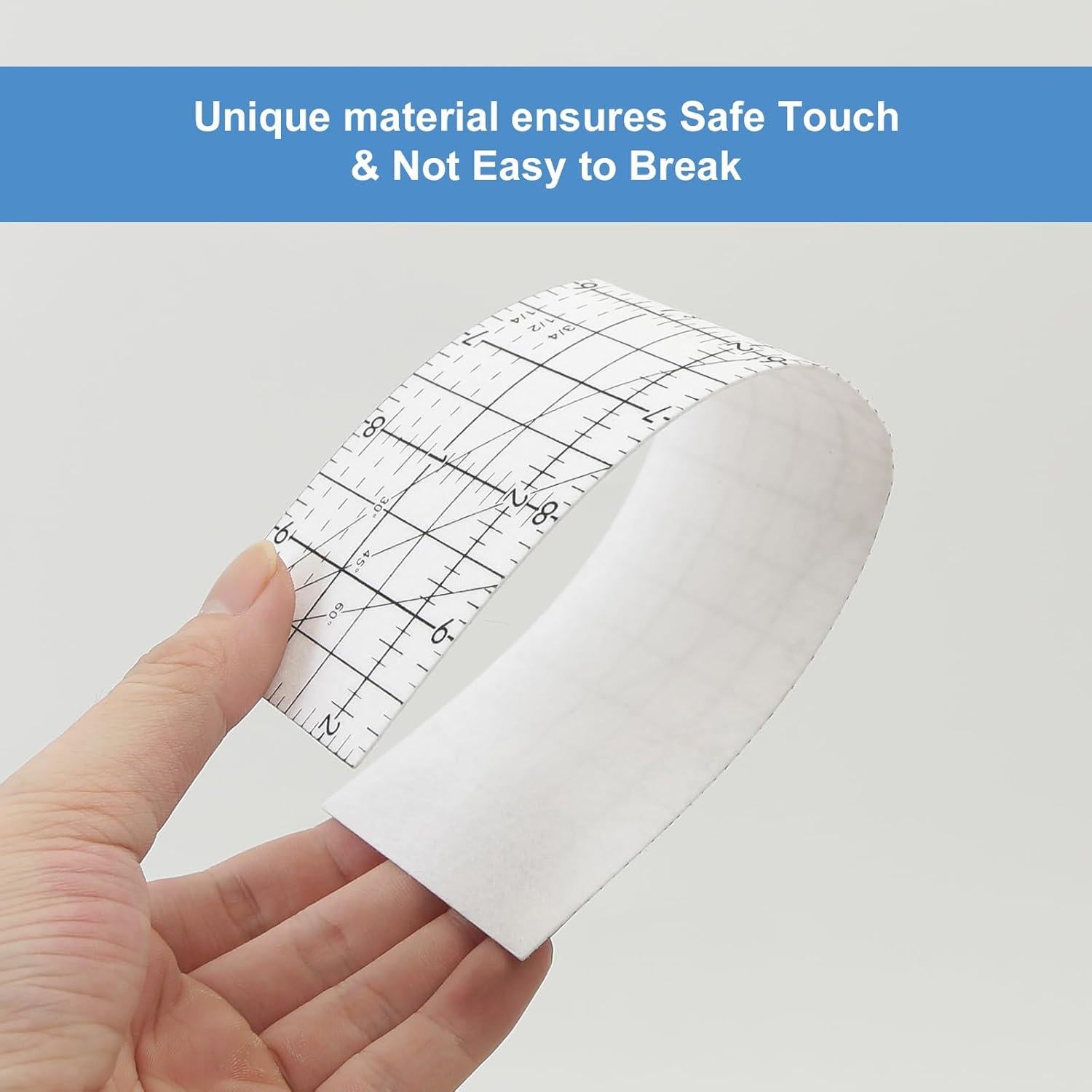 Regla de Coser YLaziion 25.4x6.35 cm Resistente al Calor 280°C