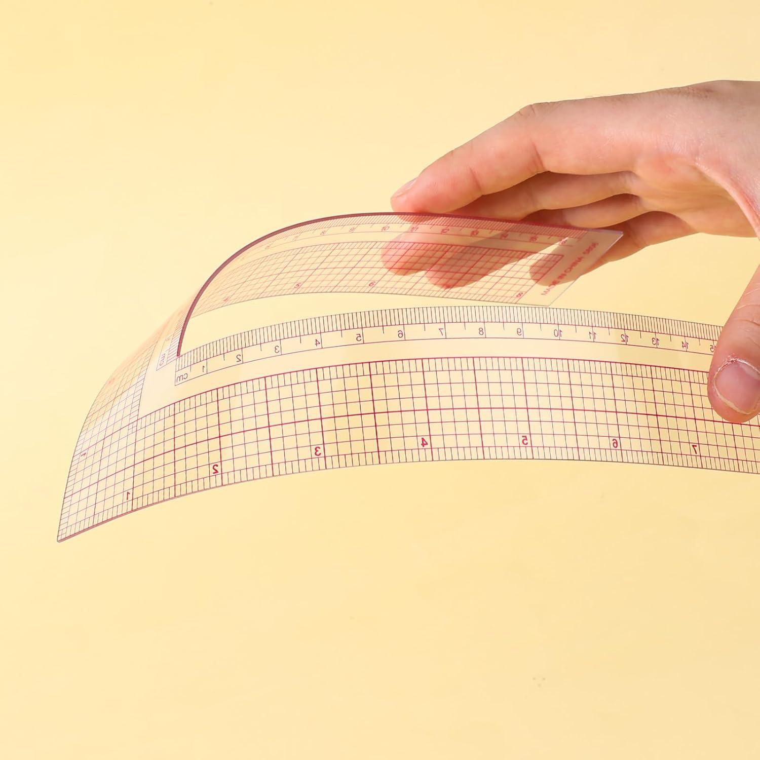 Regla L de Plástico JIYIN 21.5x21.5cm para Costura