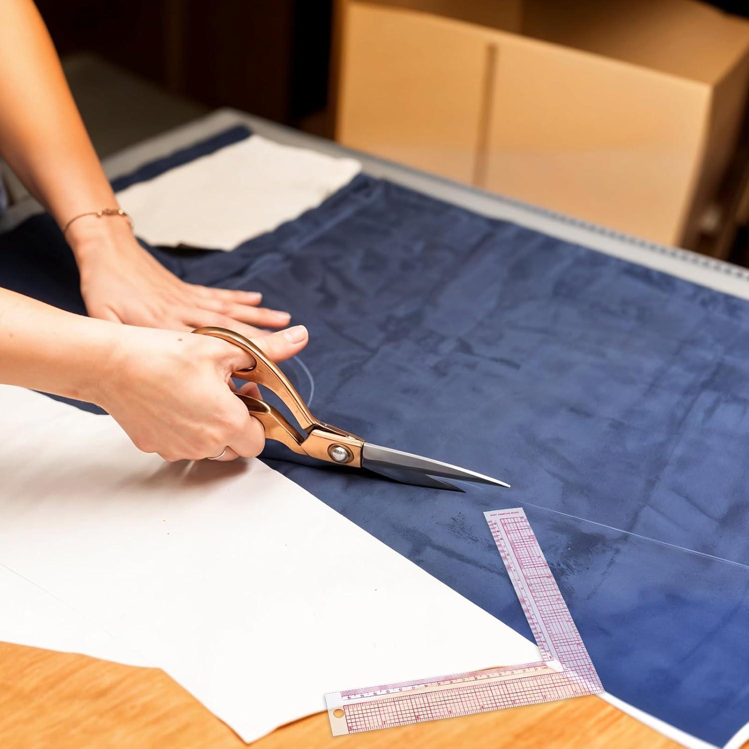 Regla L de Plástico JIYIN 21.5x21.5cm para Costura