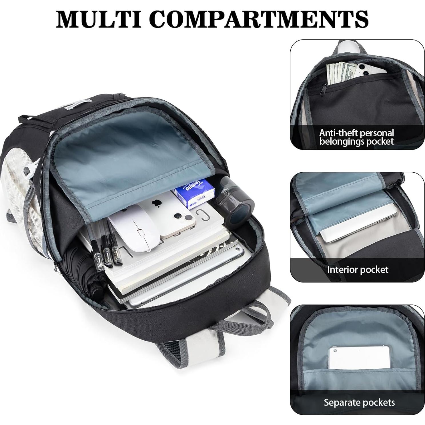 Mochila de Senderismo BAGPARKK 35L Plegable Resistente al Agua