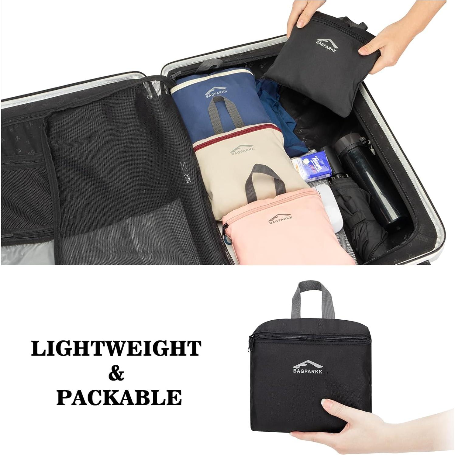 Mochila de Senderismo BAGPARKK 35L Plegable Resistente al Agua