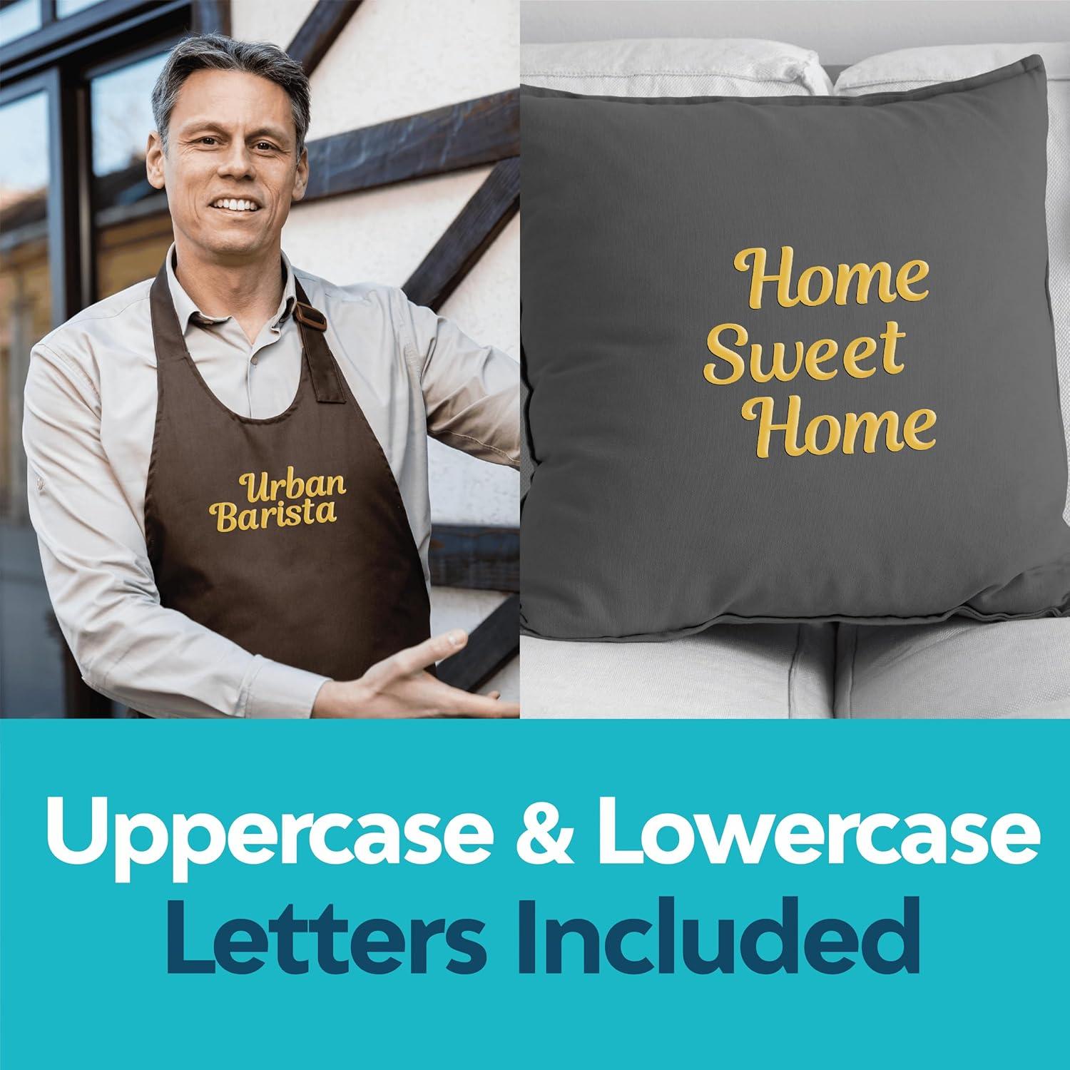 Letras de Planchar Oro Amarillo Laughing Lizards 208 Piezas