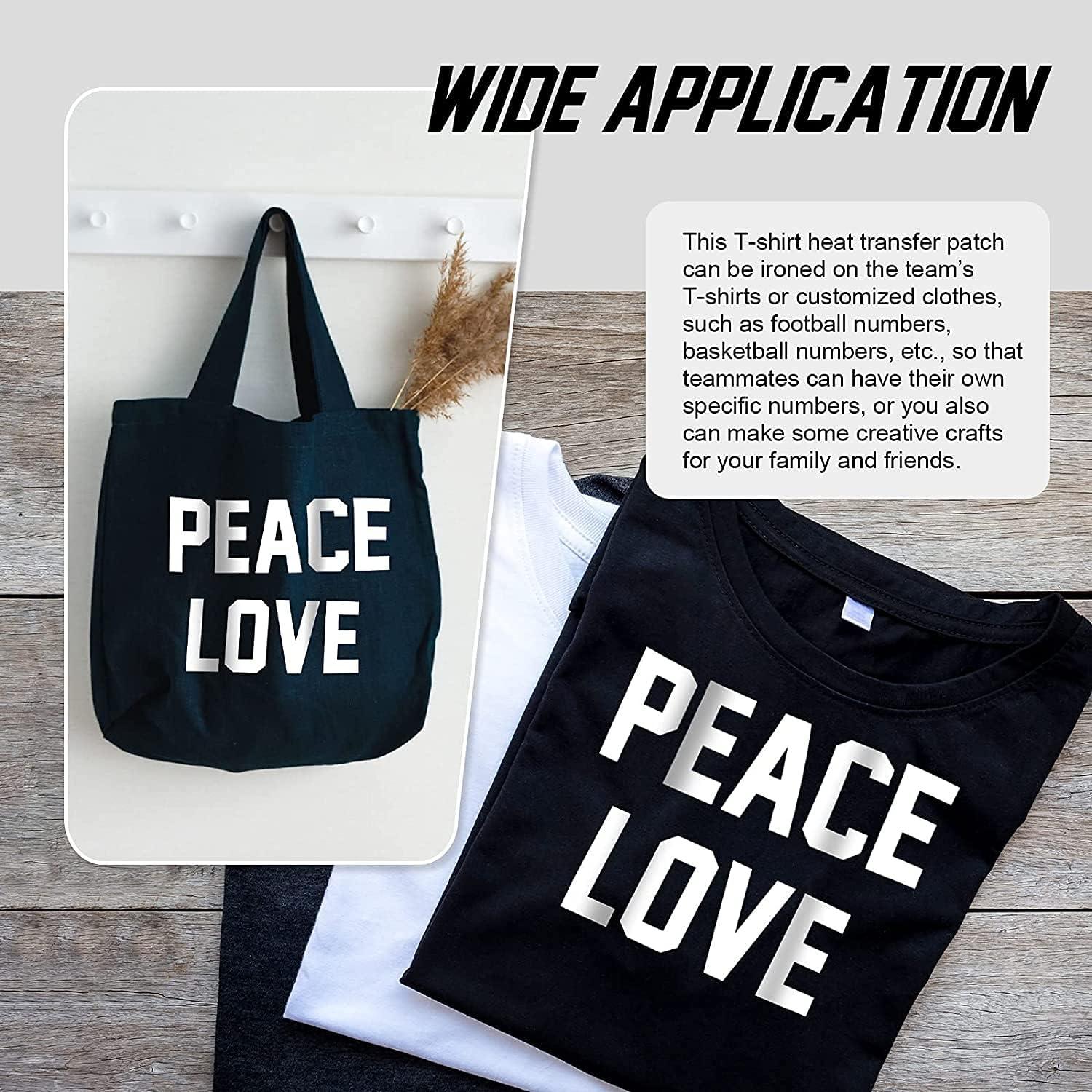 147 Piezas Letras y Números Termoadhesivos CPEI 20 cm