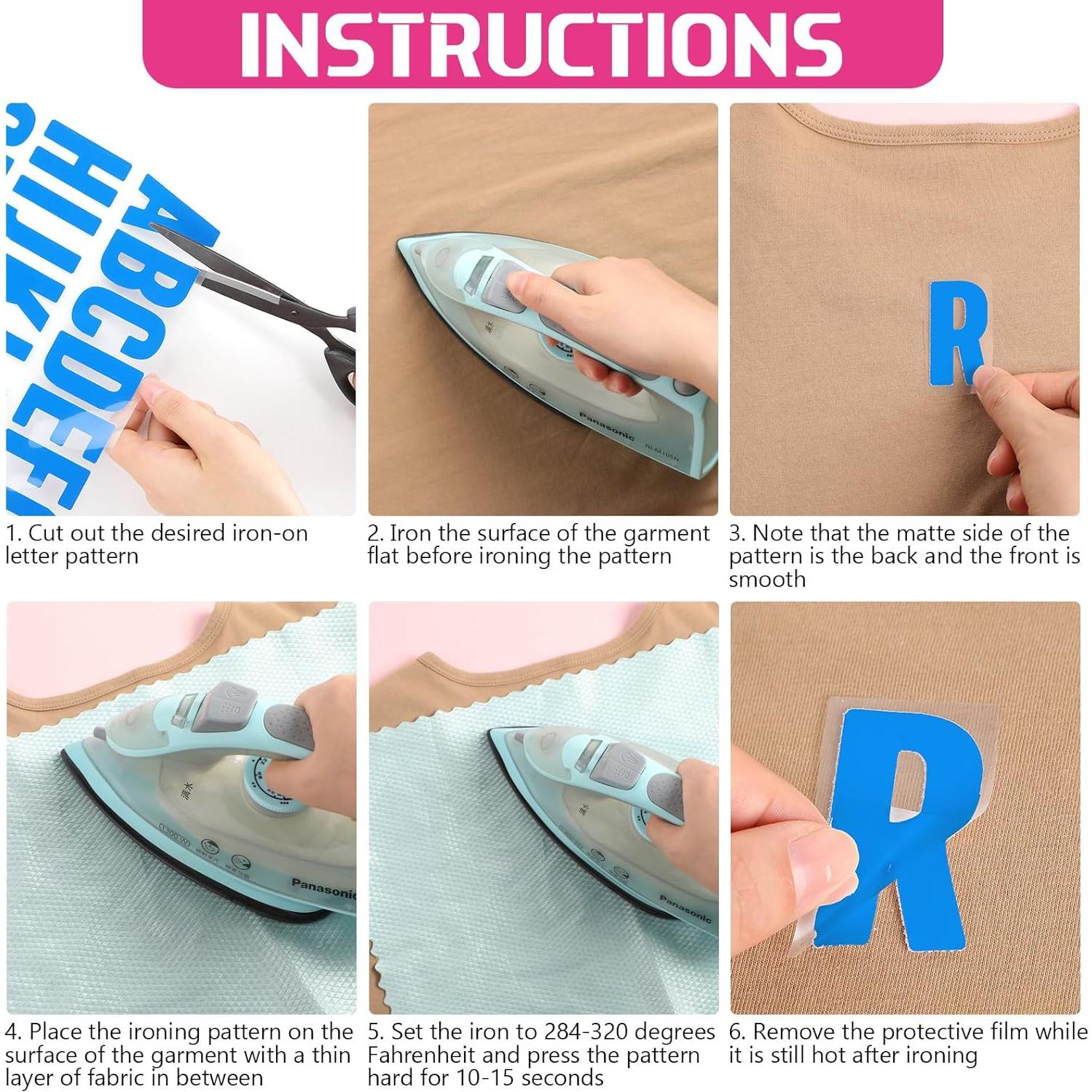 Letras Termoadhesivas Lyrow 32 Hojas 1-2 Pulgadas Multicolor