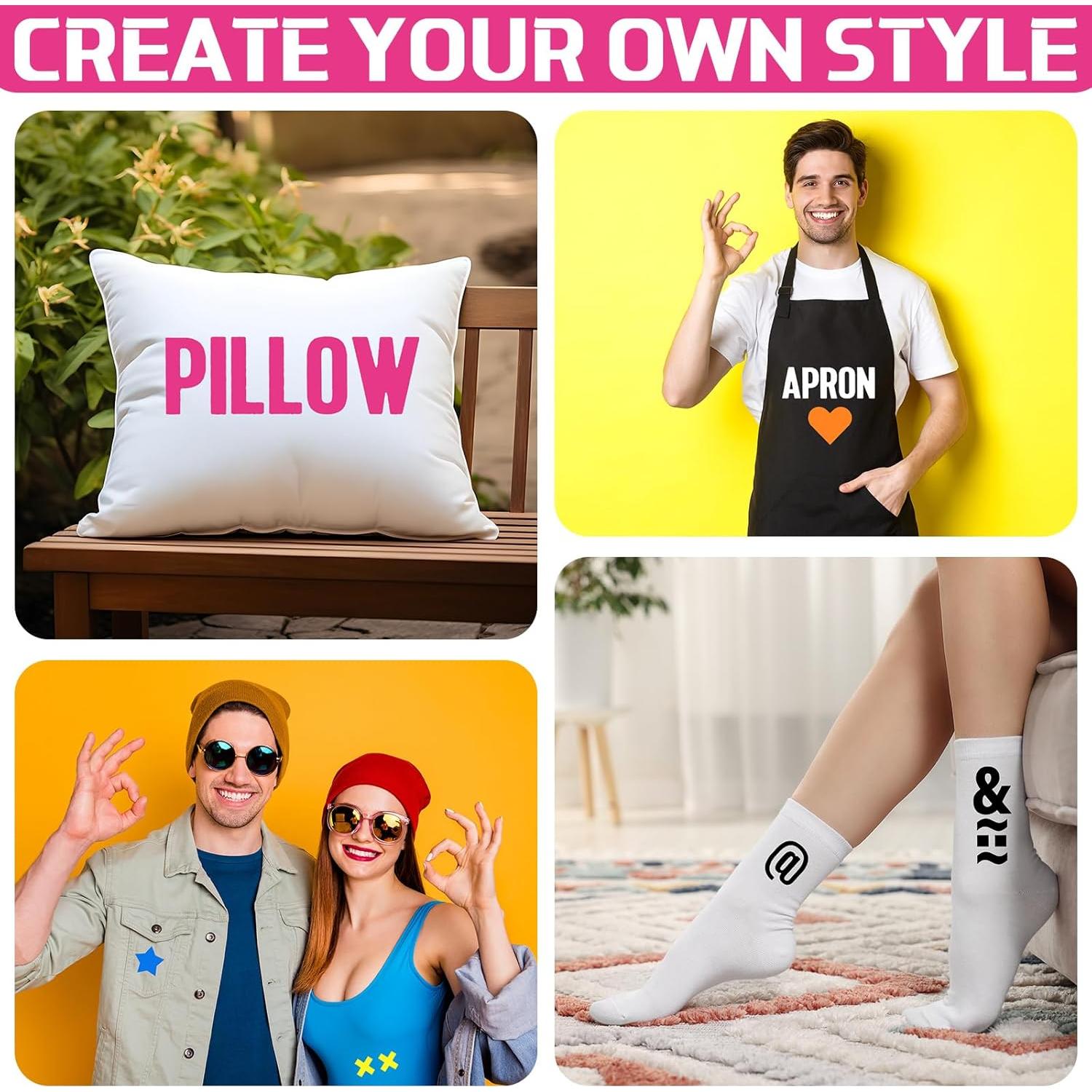 Letras Termoadhesivas Lyrow 32 Hojas 1-2 Pulgadas Multicolor