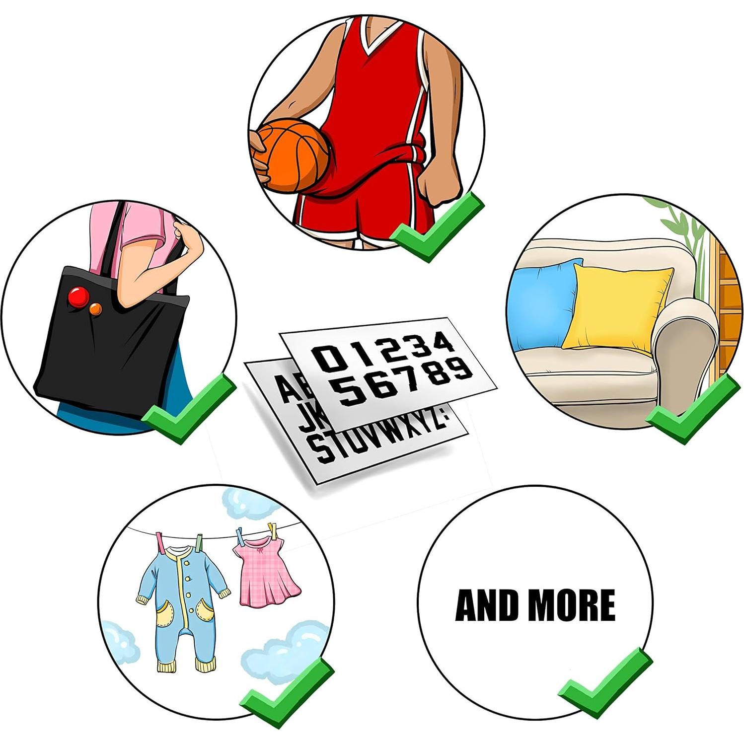 Letras de Planchar Blancas 2" FANBRILLIANT 78 Piezas