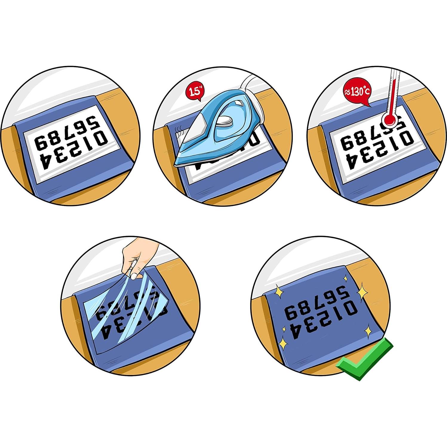 Letras de Planchar Blancas 2" FANBRILLIANT 78 Piezas