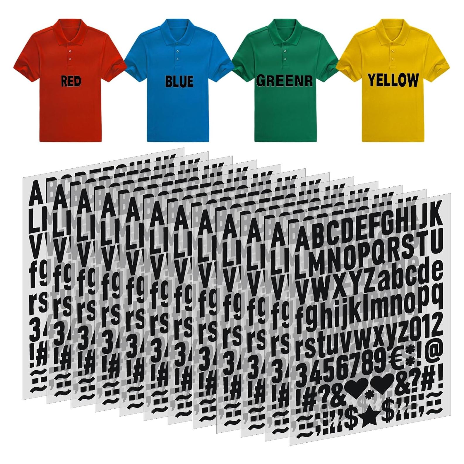 12 Hojas Letras y Números de Transferencia Térmica DIVINA VITAE