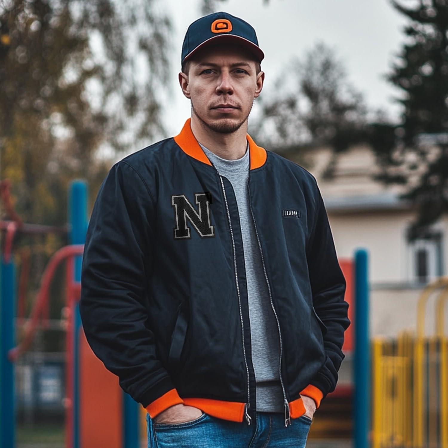 26 Piezas Parches de Letras Planchar TXSN A-Z 7.87 cm Negro