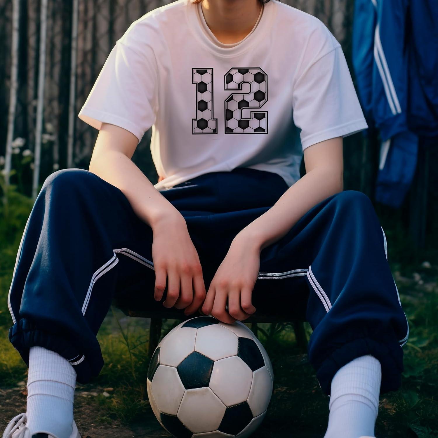 Juego de Parches de Fútbol Dazoratix - 144 Letras y Números