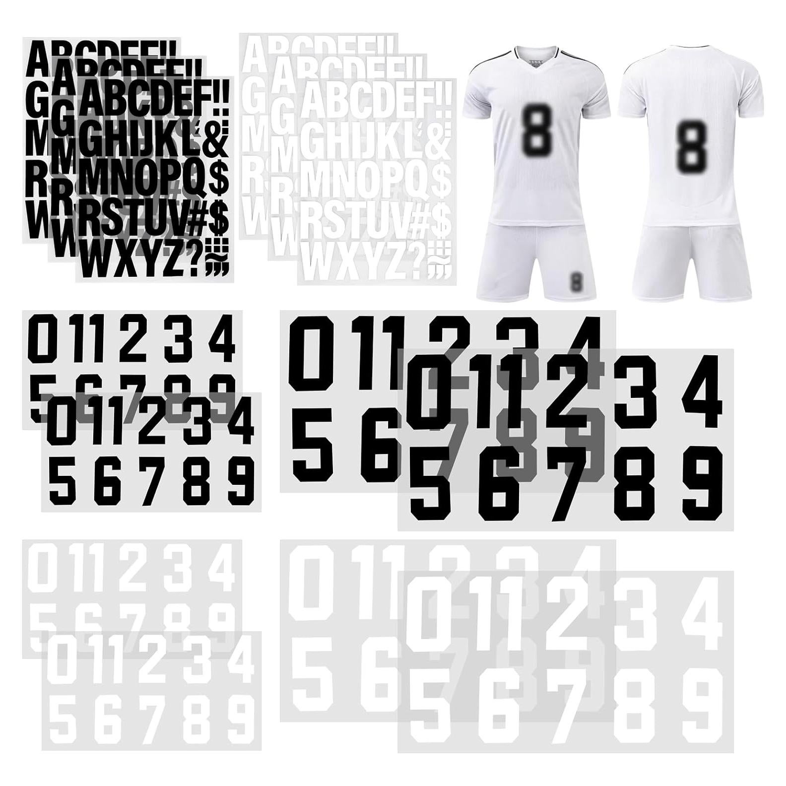 358 Piezas Letras y Números Termoadhesivos WAYASDCU