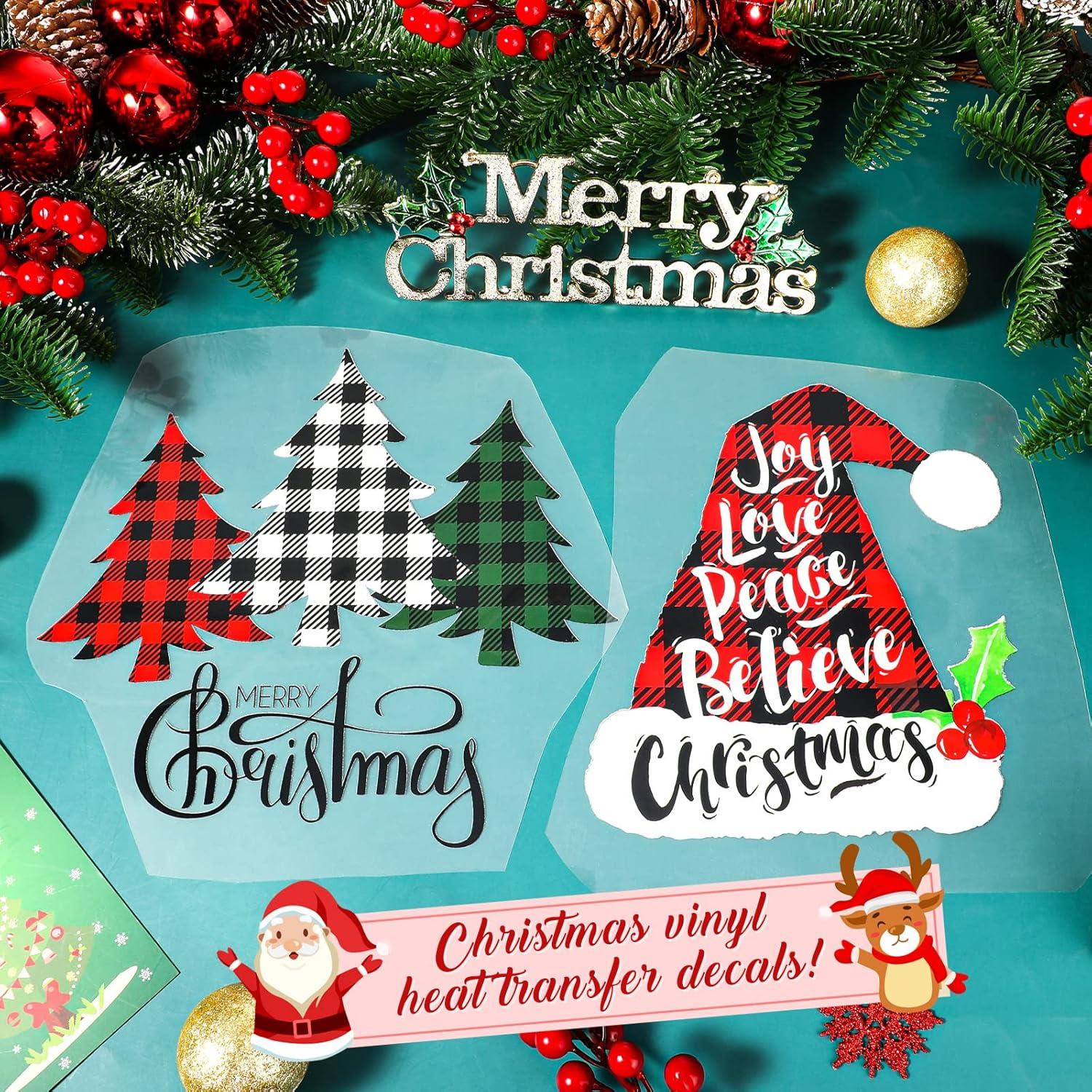 Vinilo de Transferencia Térmica Navidad Epakh 16 Piezas 29.5x22.9cm