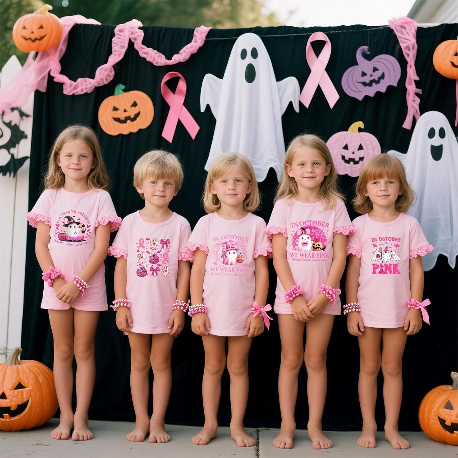 Calcomanías de Calor Halloween Rosa 12 Pcs Ulmisfee