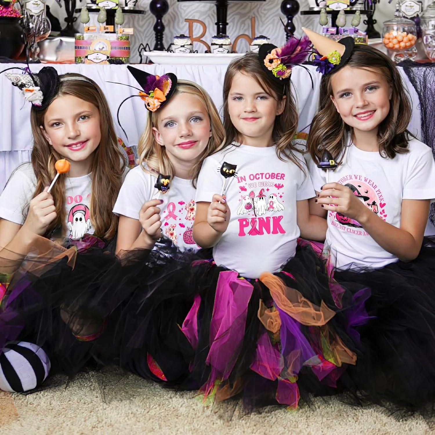 Calcomanías de Calor Halloween Rosa 12 Pcs Ulmisfee