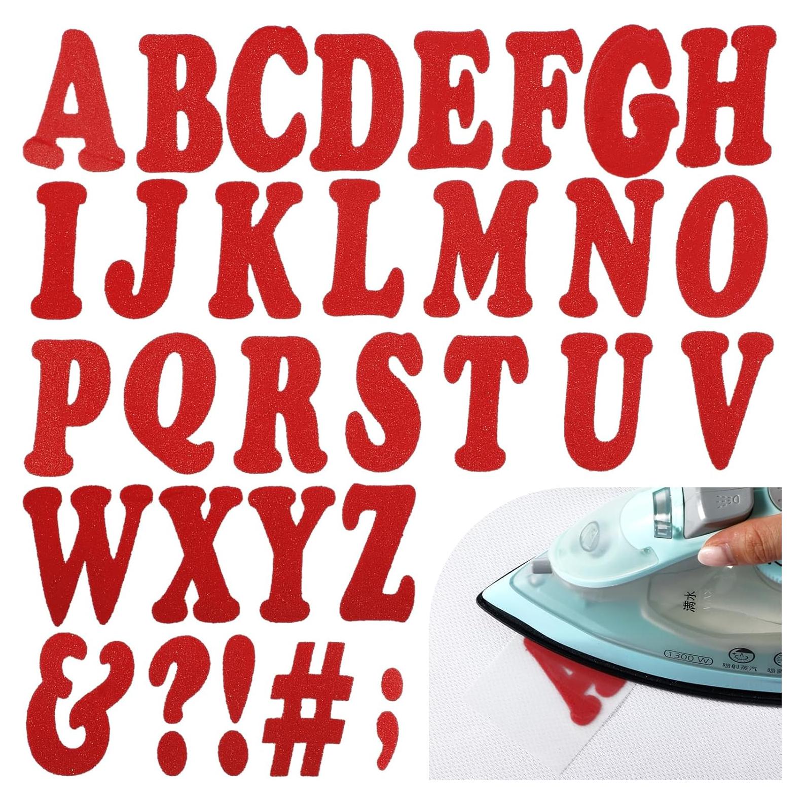 Outus Letras de Flock A-Z 3.8 cm para Planchar - 279 Piezas