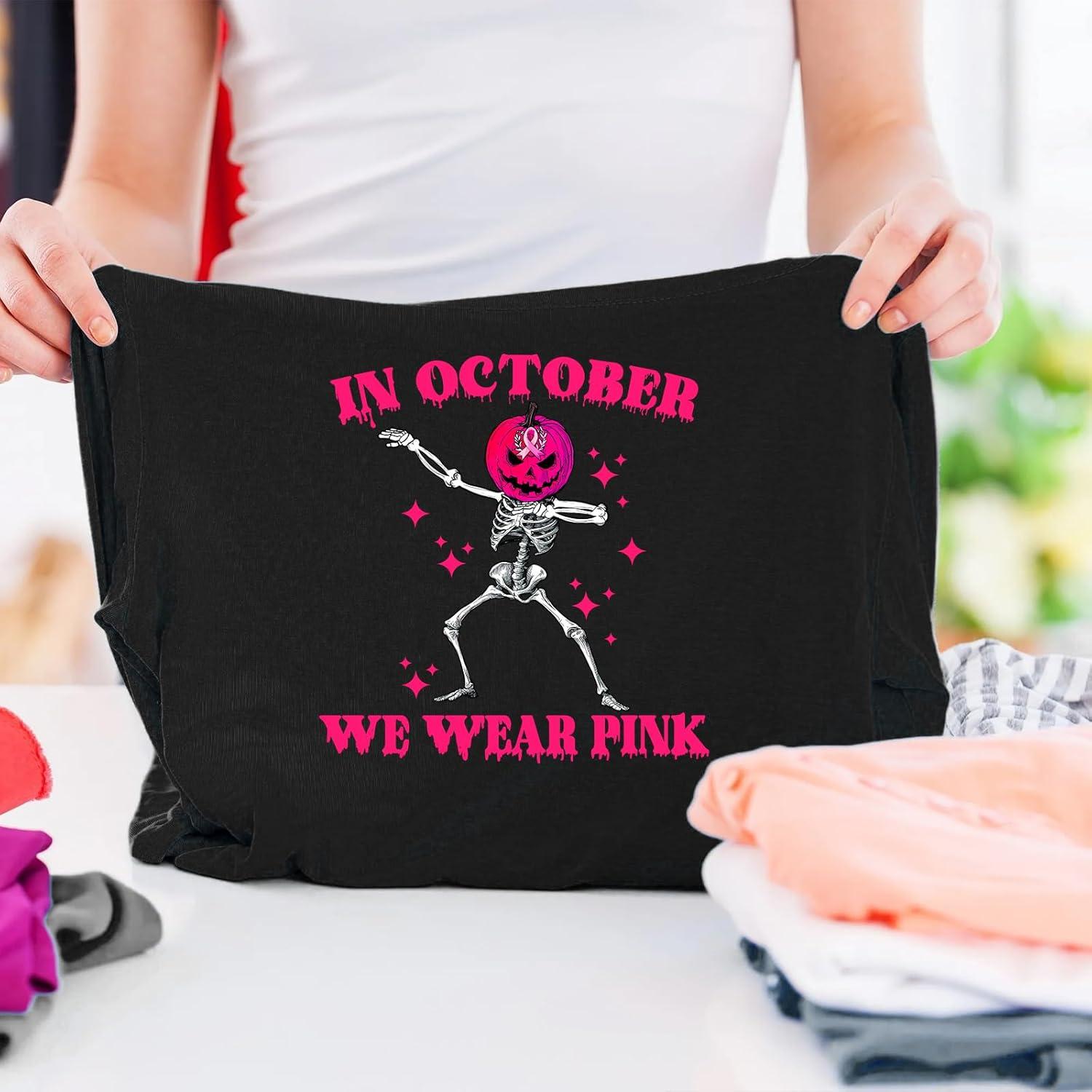 Calcomanías de Transferencia de Calor ANTING - 12 Piezas Rosa Halloween