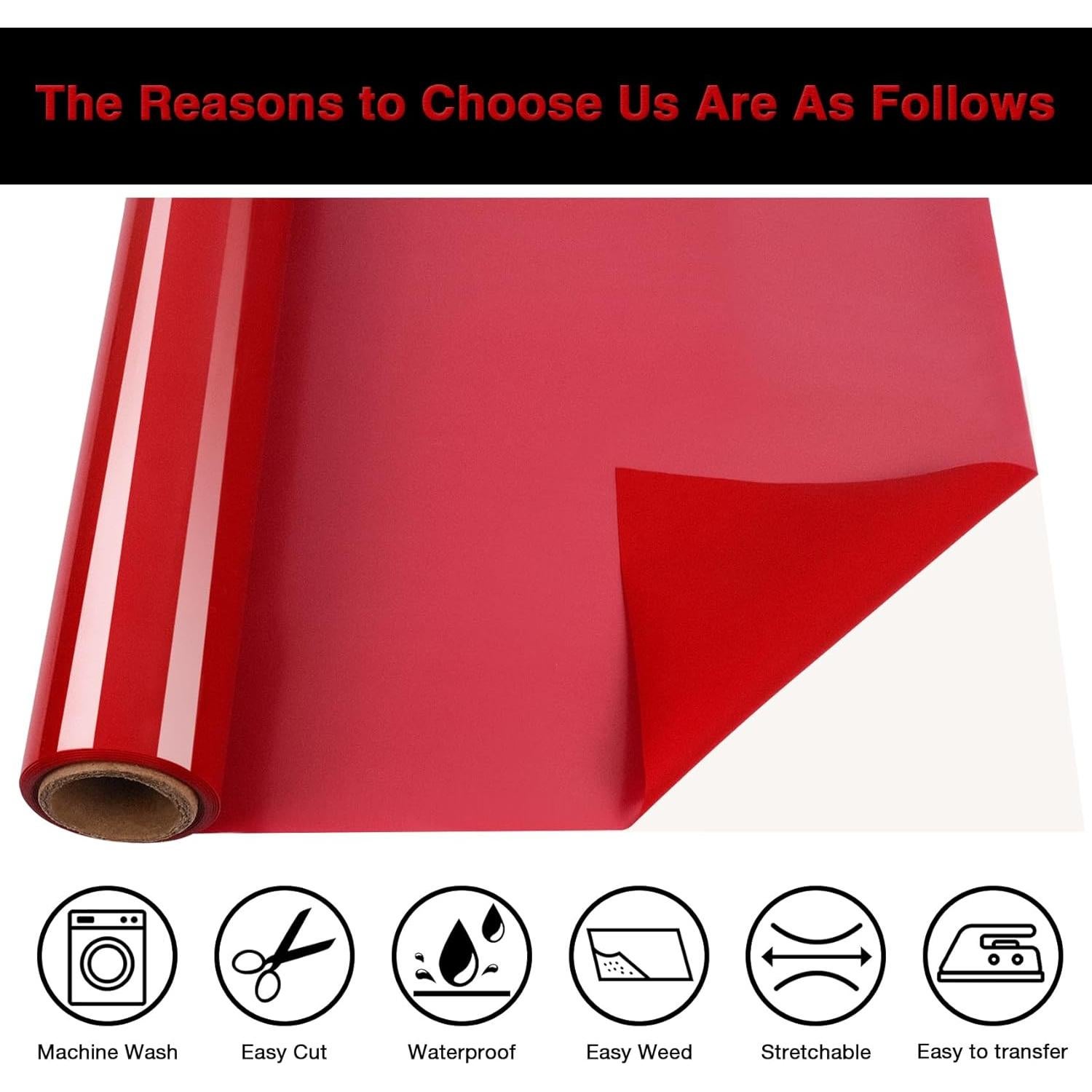 Vinilo de Transferencia de Calor Puff HTV TORC 10 Hojas 30.48x25.4cm