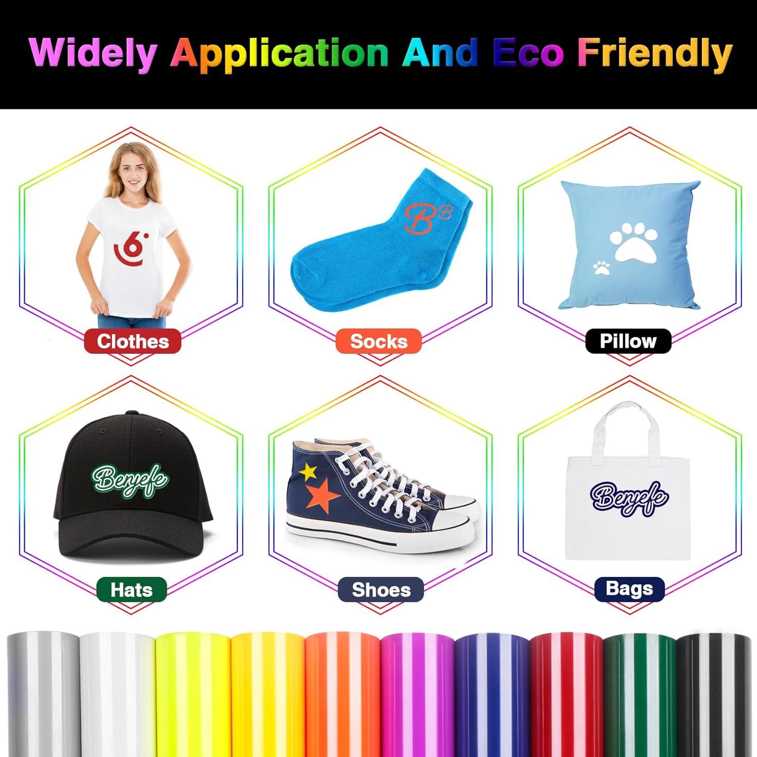 Vinilo de Transferencia de Calor Puff HTV TORC 10 Hojas 30.48x25.4cm