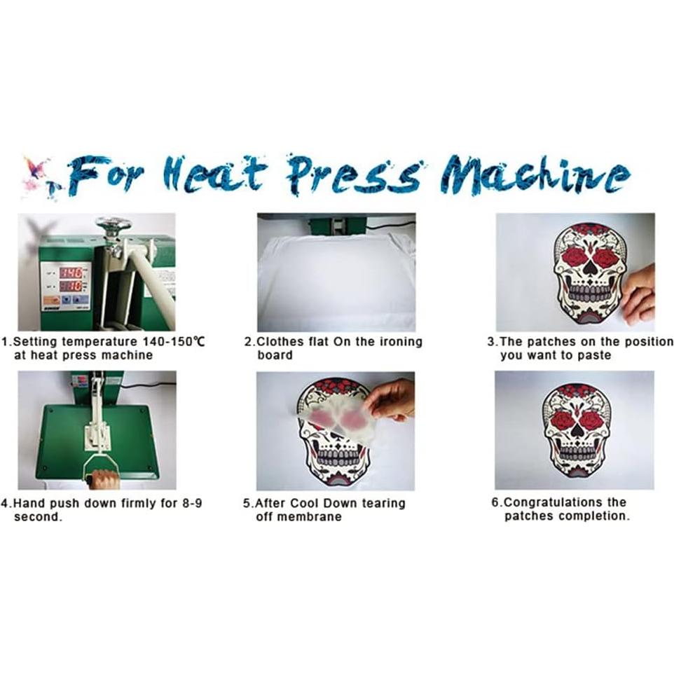 Vinilo de Transferencia de Calor Navidad BYNYTO 6 Hojas 20.3cm