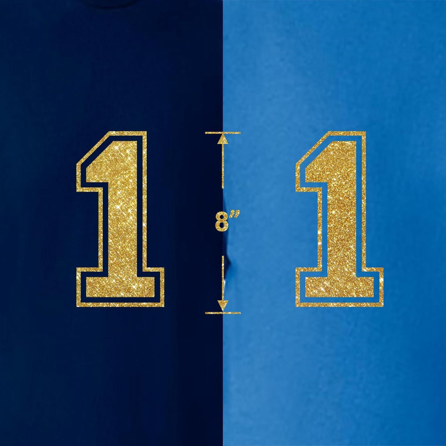 Número de Brillo para Planchar TeeWin Oro Viejo 8 cm