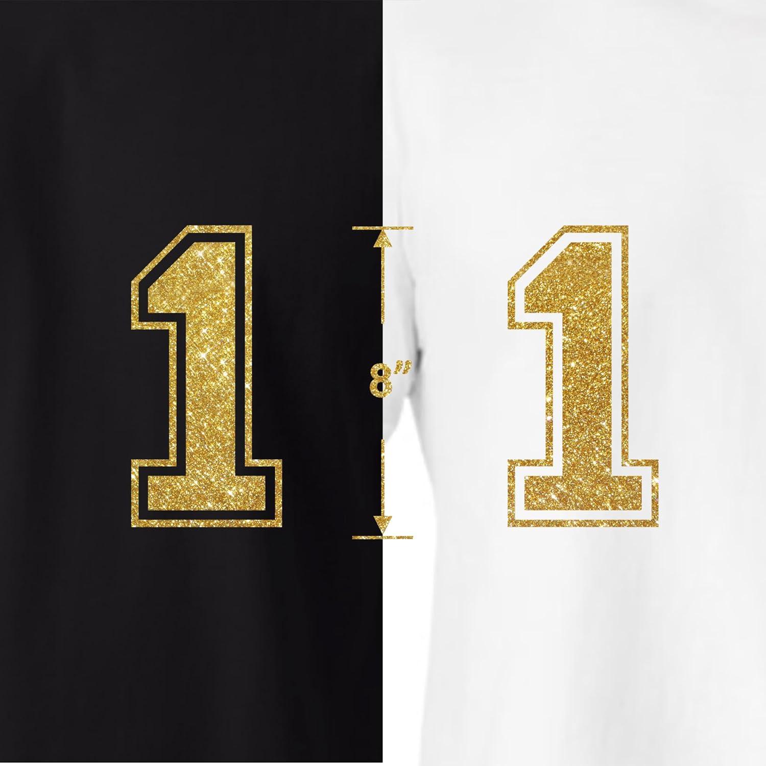 Número de Brillo para Planchar TeeWin Oro Viejo 8 cm