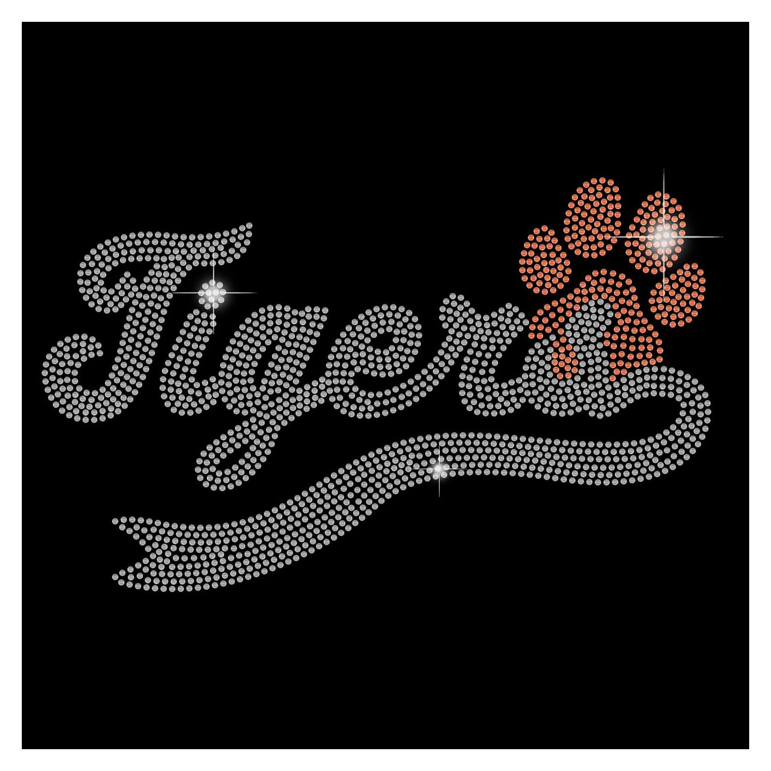 Calcomanía de Transferencia Rhinestone Tigre SUPERDANT 29.7x21cm