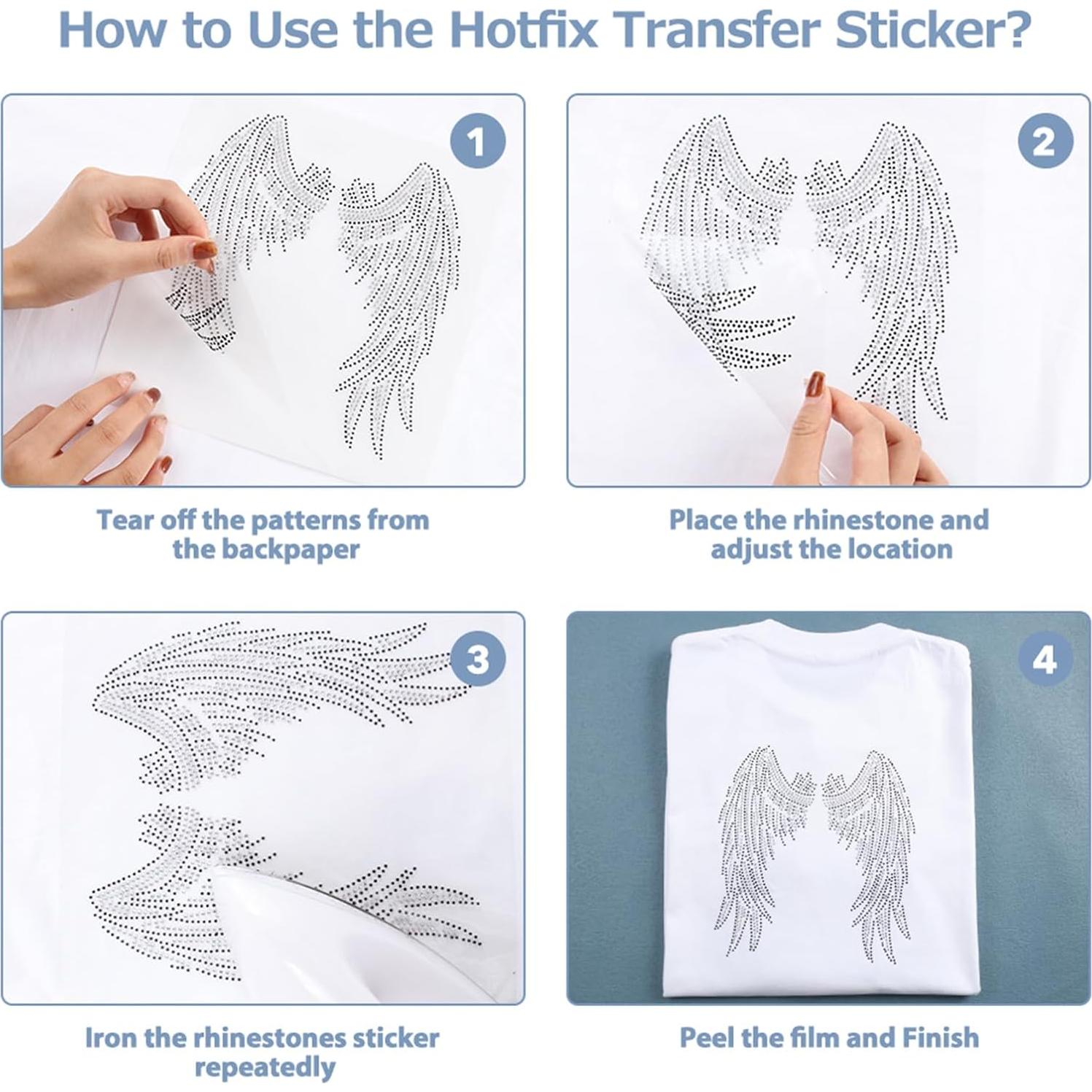 Calcomanía de Transferencia Rhinestone Tigre SUPERDANT 29.7x21cm