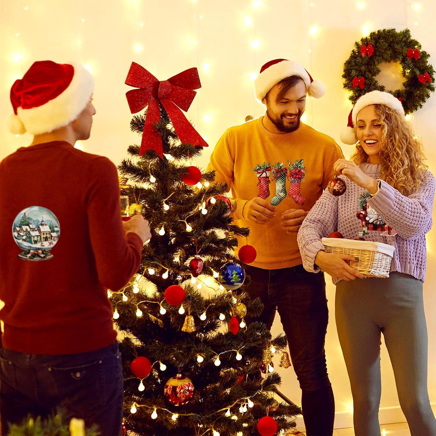 Parches de Transferencia de Calor Navidad Tinlade 24 Pcs