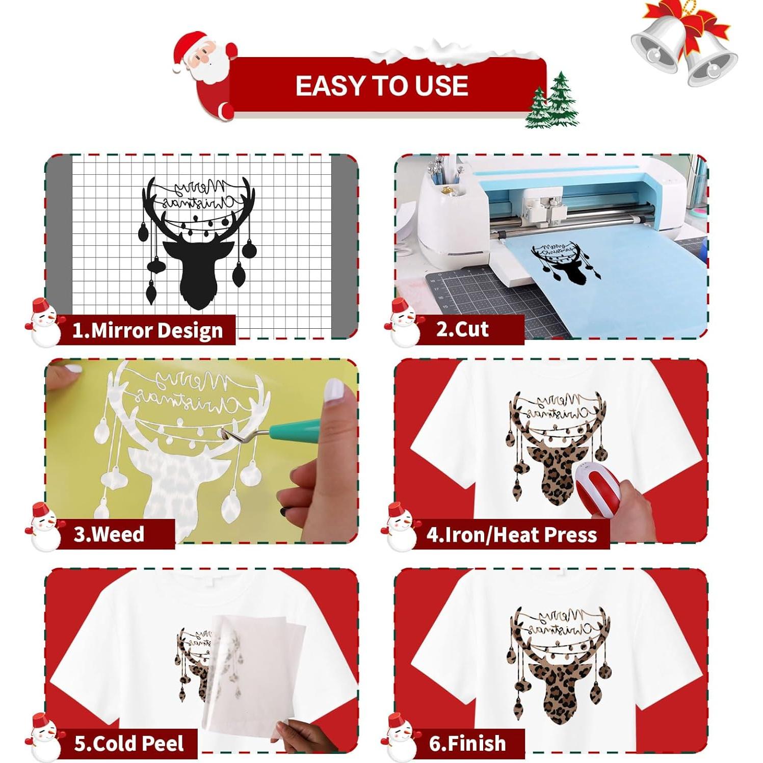 Rollo de Vinilo HTV Leopardo 30cm x 2.4m HTVRONT