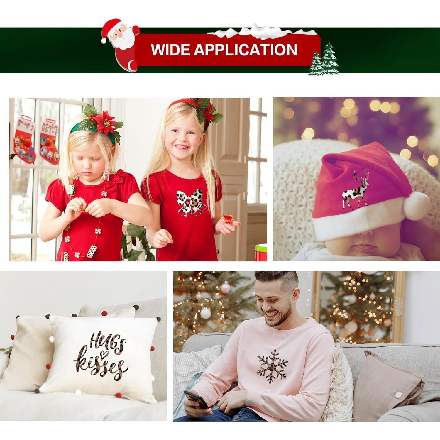 Rollo de Vinilo HTV Leopardo 30cm x 2.4m HTVRONT