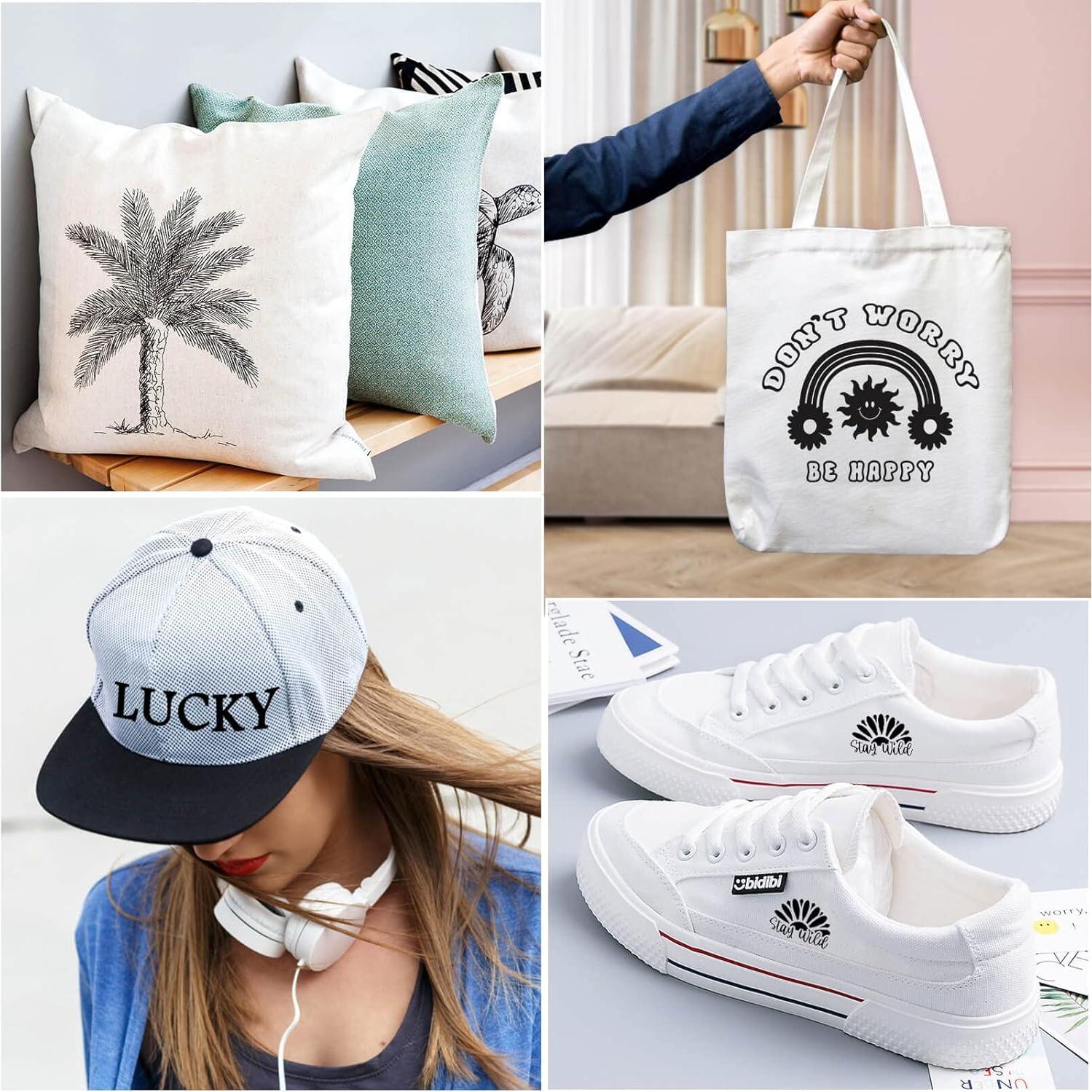 Rollo de Vinilo de Transferencia de Calor Flasoo 12x7.3m Negro