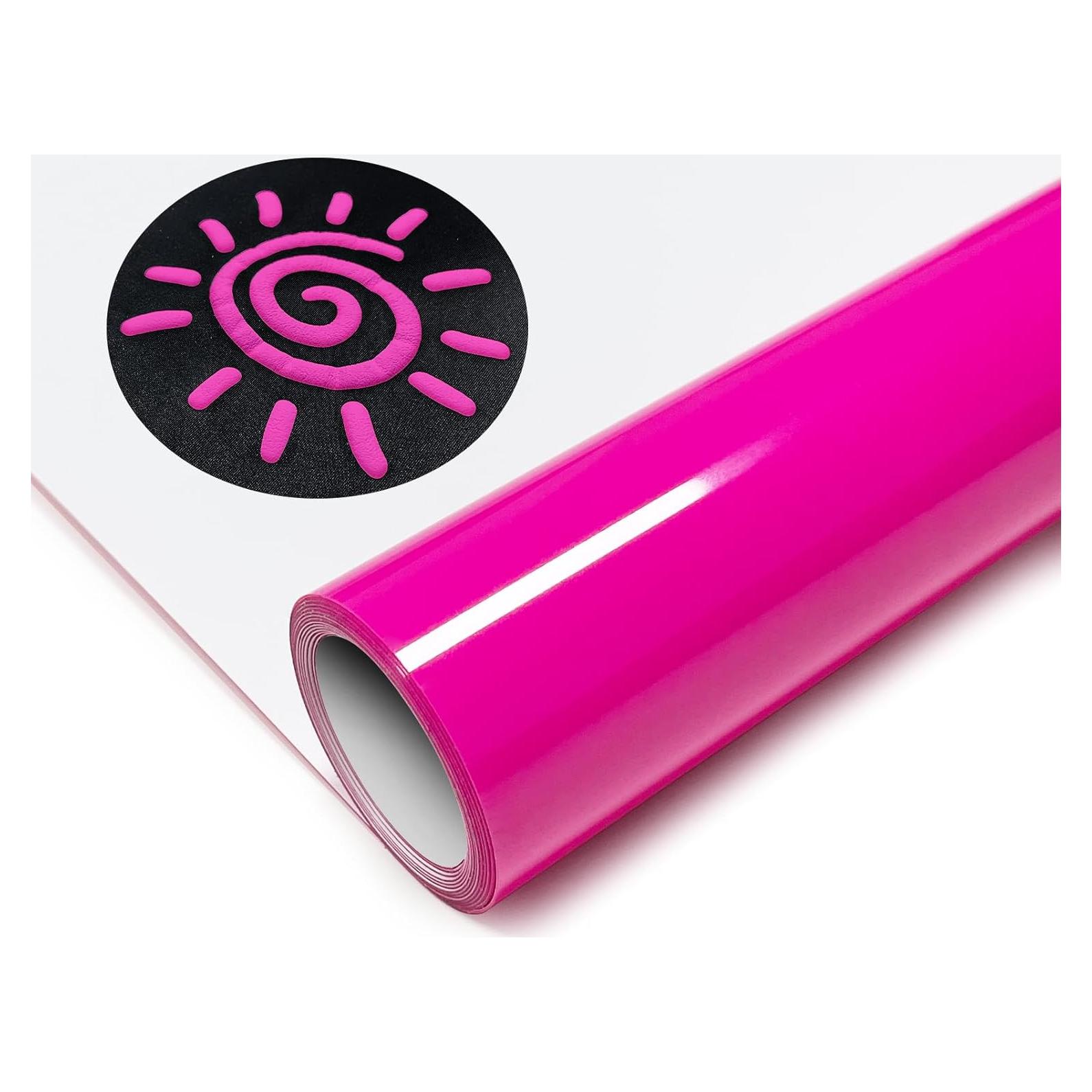 Vinilo Puff de Transferencia de Calor MerryMade 30.48x152.4 cm Rosa