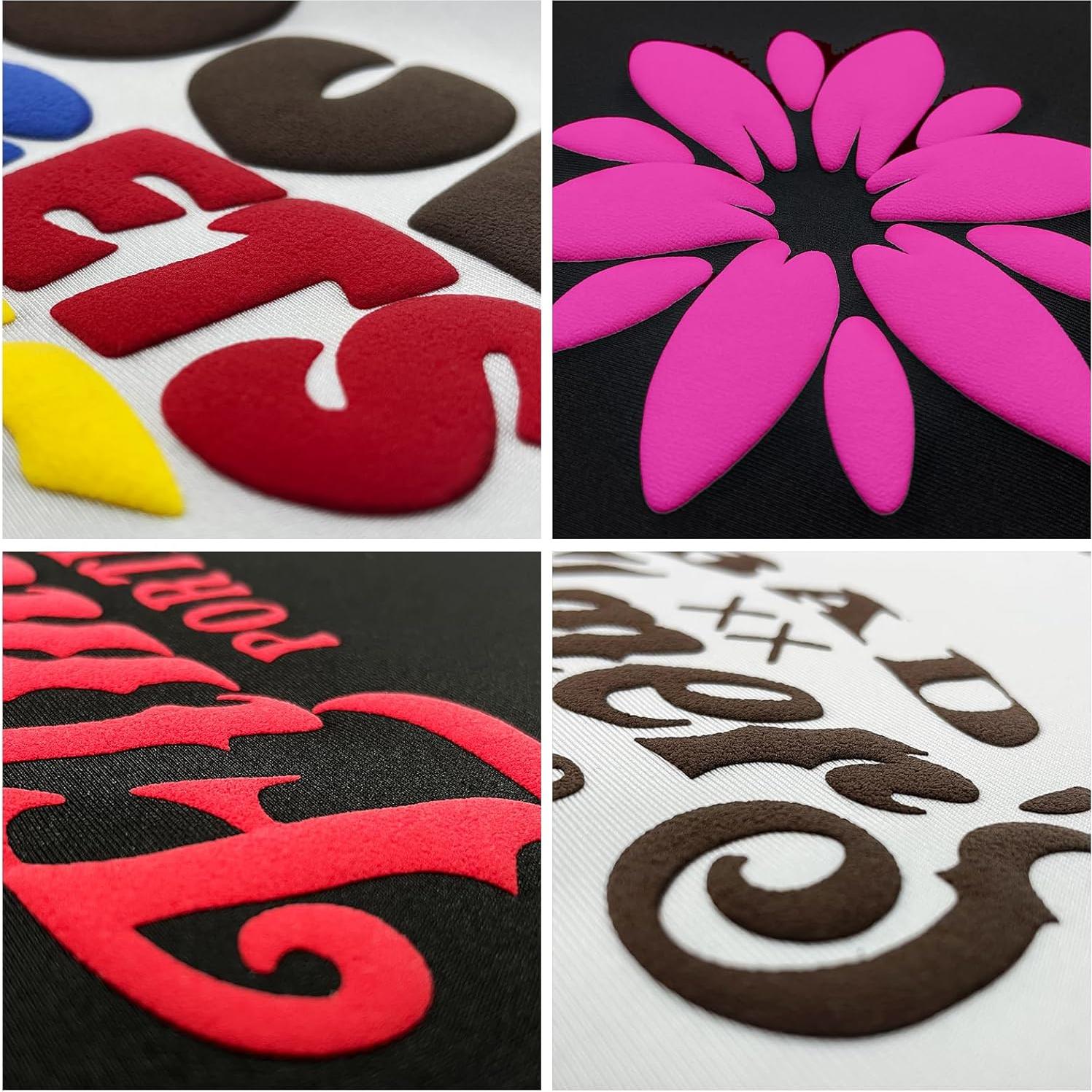 Vinilo Puff de Transferencia de Calor MerryMade 30.48x152.4 cm Rosa