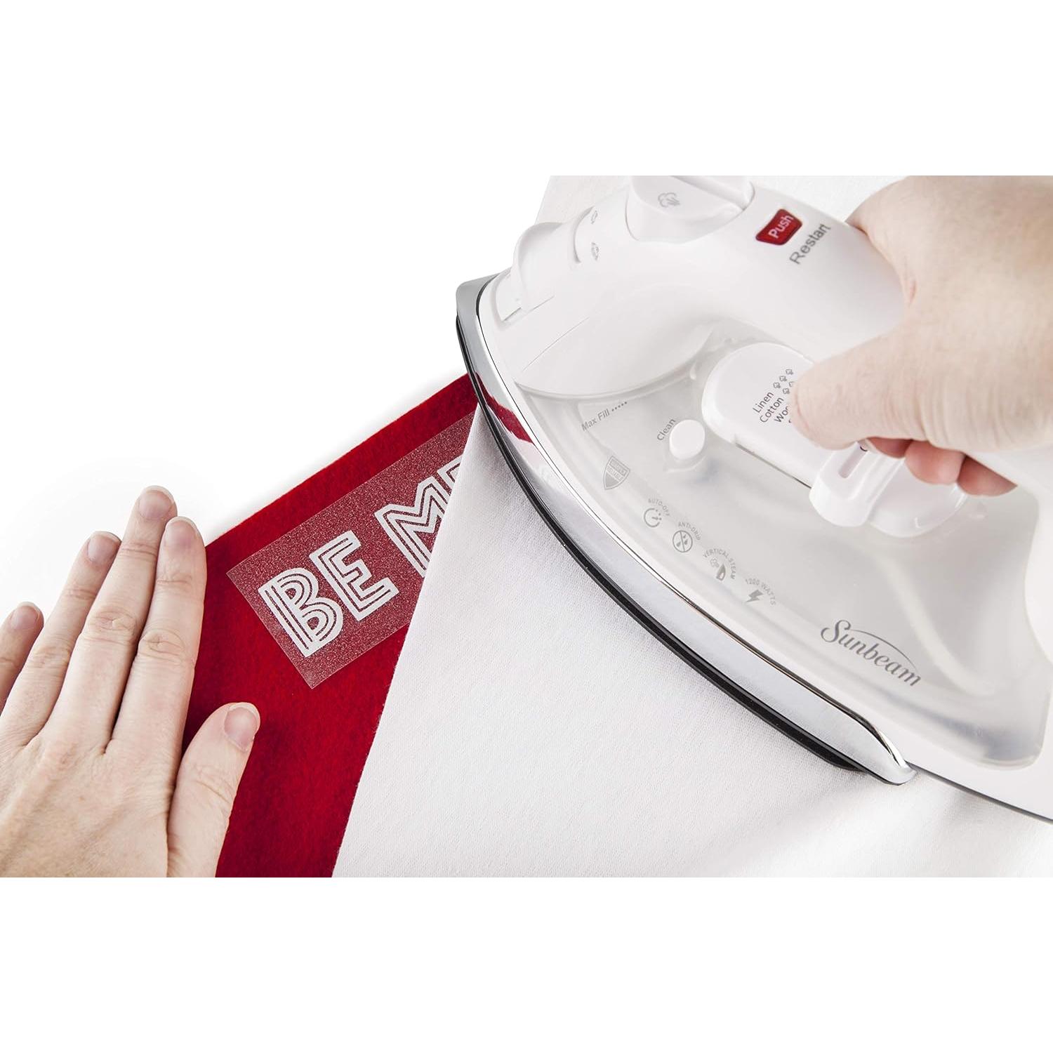 Vinilo de Transferencia de Calor Cricut Glitter Berenjena 30x122 cm