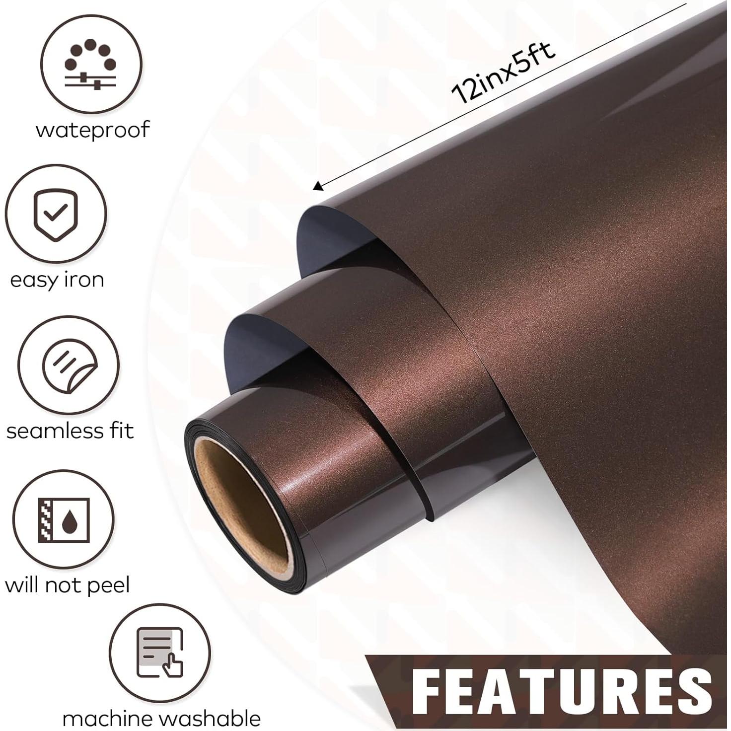 Vinilo de Transferencia de Calor WRAPXPERT 30.48x152.4cm Marrón