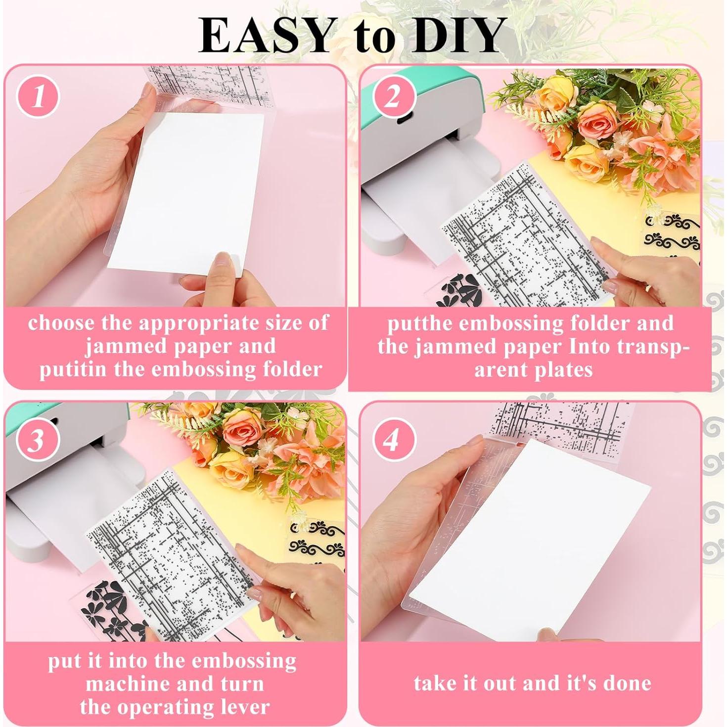 Set de 20 Carpetas de Relieve Molain para Tarjetas 14.7x9.9 cm