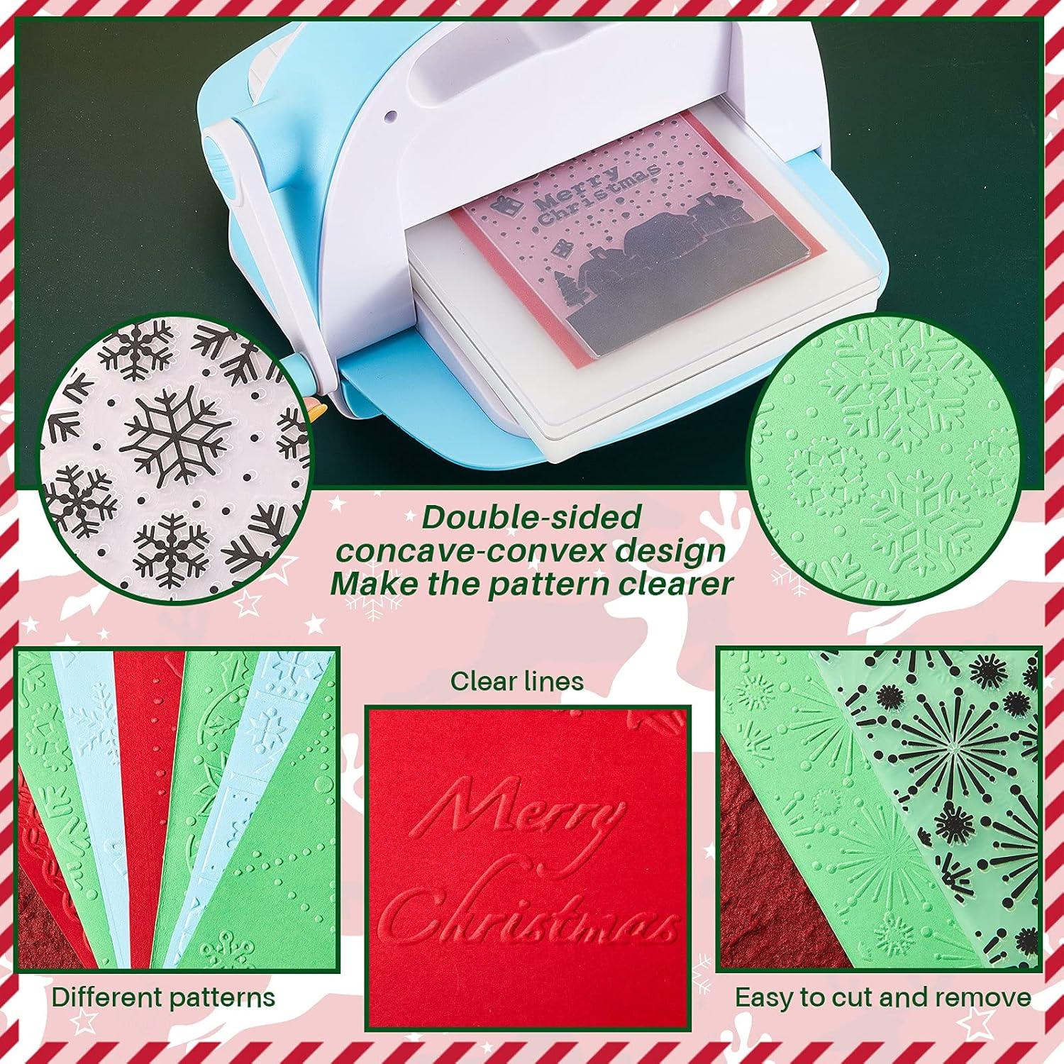 10 Carpetas de Embossing de Navidad CHENGU - 14.5x10.5 cm