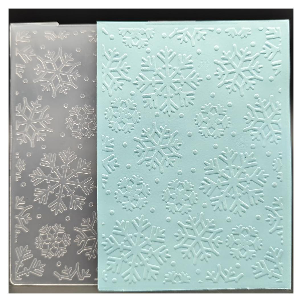 Carpeta de Embossing A6 Guanyu Copos de Nieve 10.5x14.8 cm
