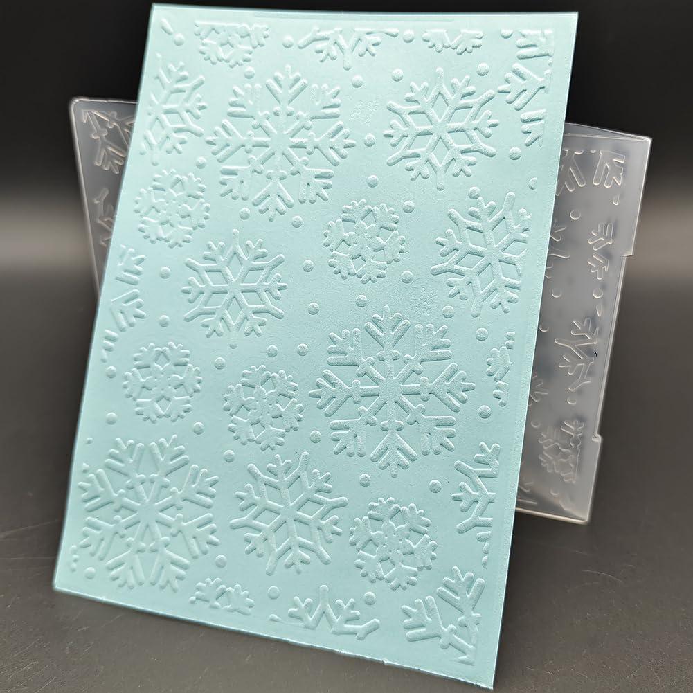 Carpeta de Embossing A6 Guanyu Copos de Nieve 10.5x14.8 cm