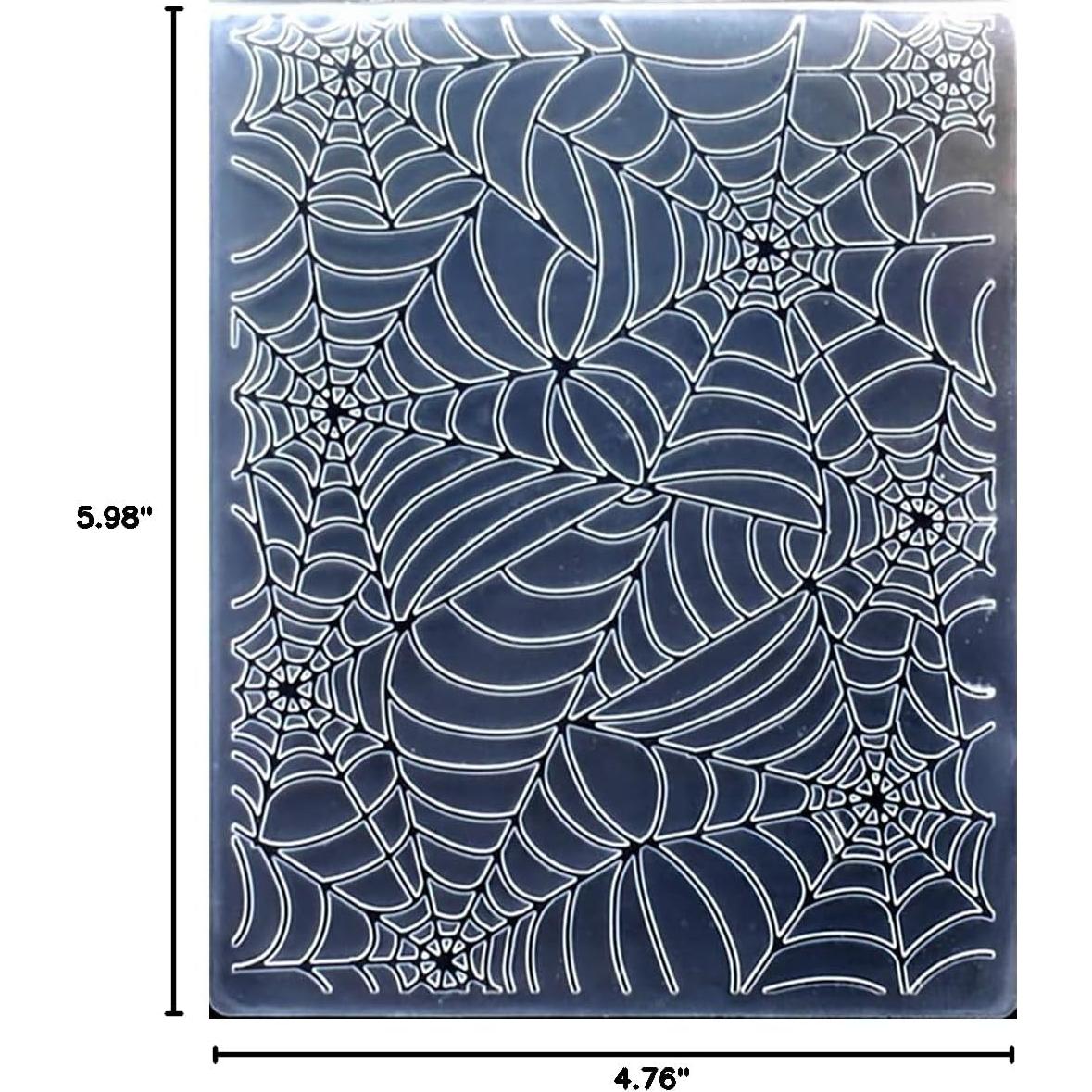 Plantilla de Embossing Kwan Crafts Telaraña Halloween 12x15cm