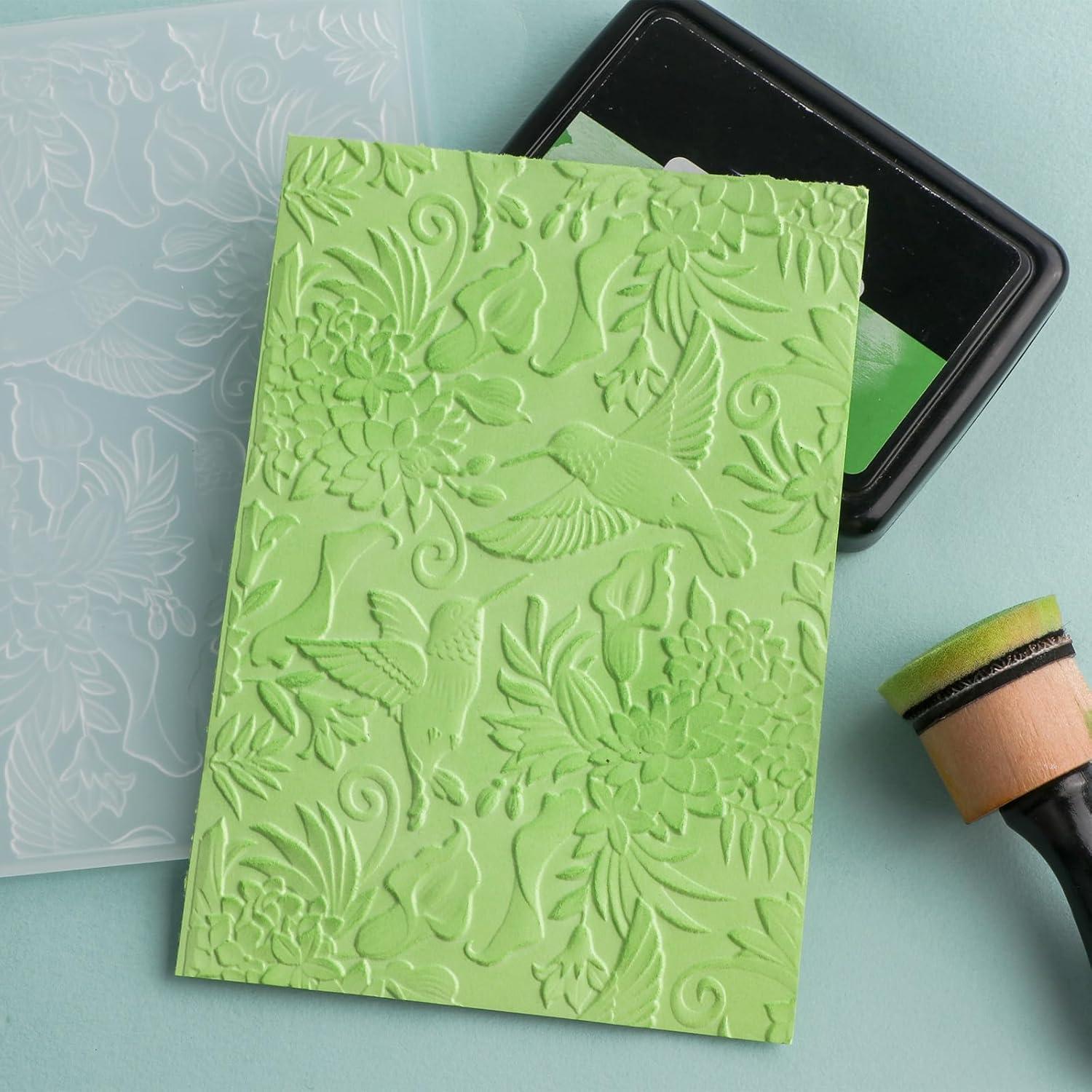 Carpeta de Relieve 3D Briartw para Scrapbooking 16.3x11.5cm