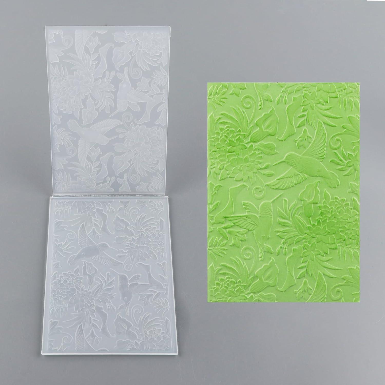 Carpeta de Relieve 3D Briartw para Scrapbooking 16.3x11.5cm