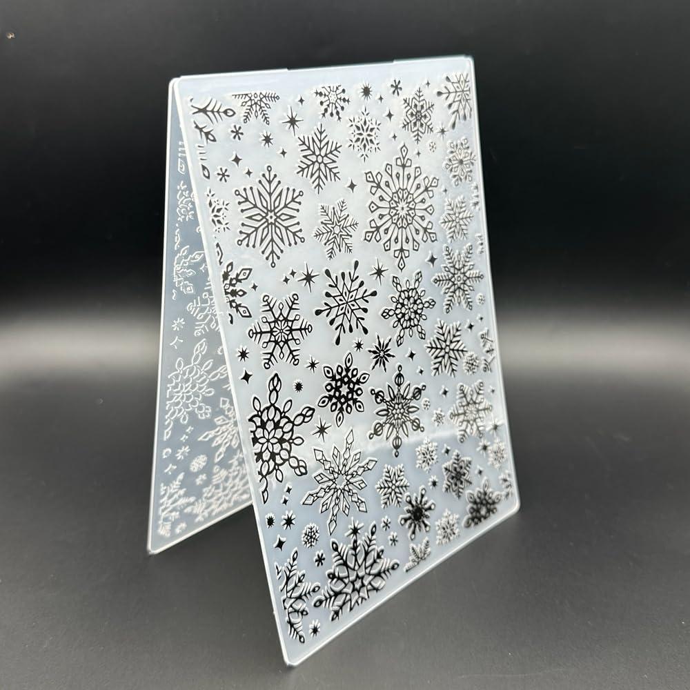 Plantilla de Embosado 3D Plástico Navidad 12.7x17.8 cm