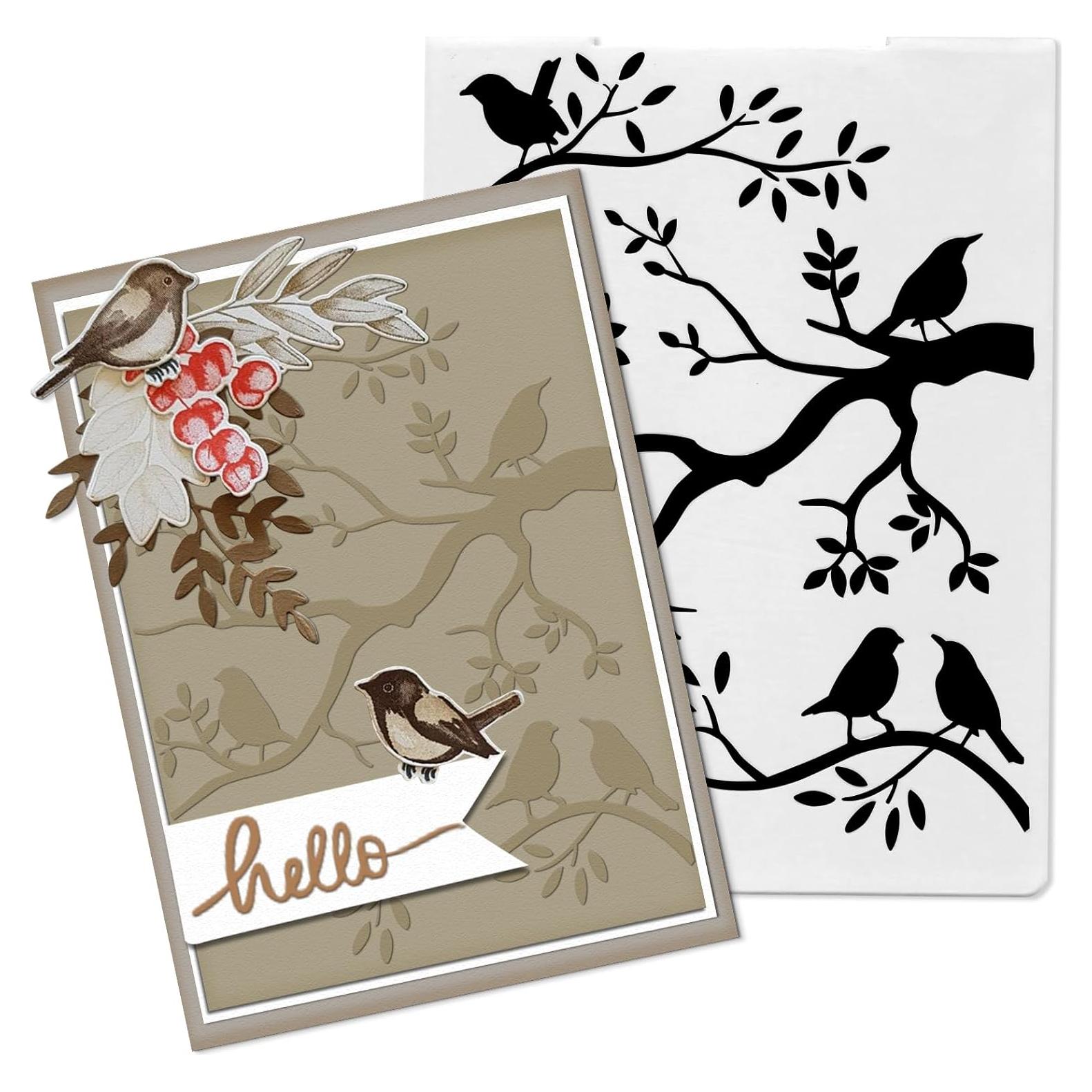 Carpeta de Embossing 3D Aves en Ramas On-Airstore